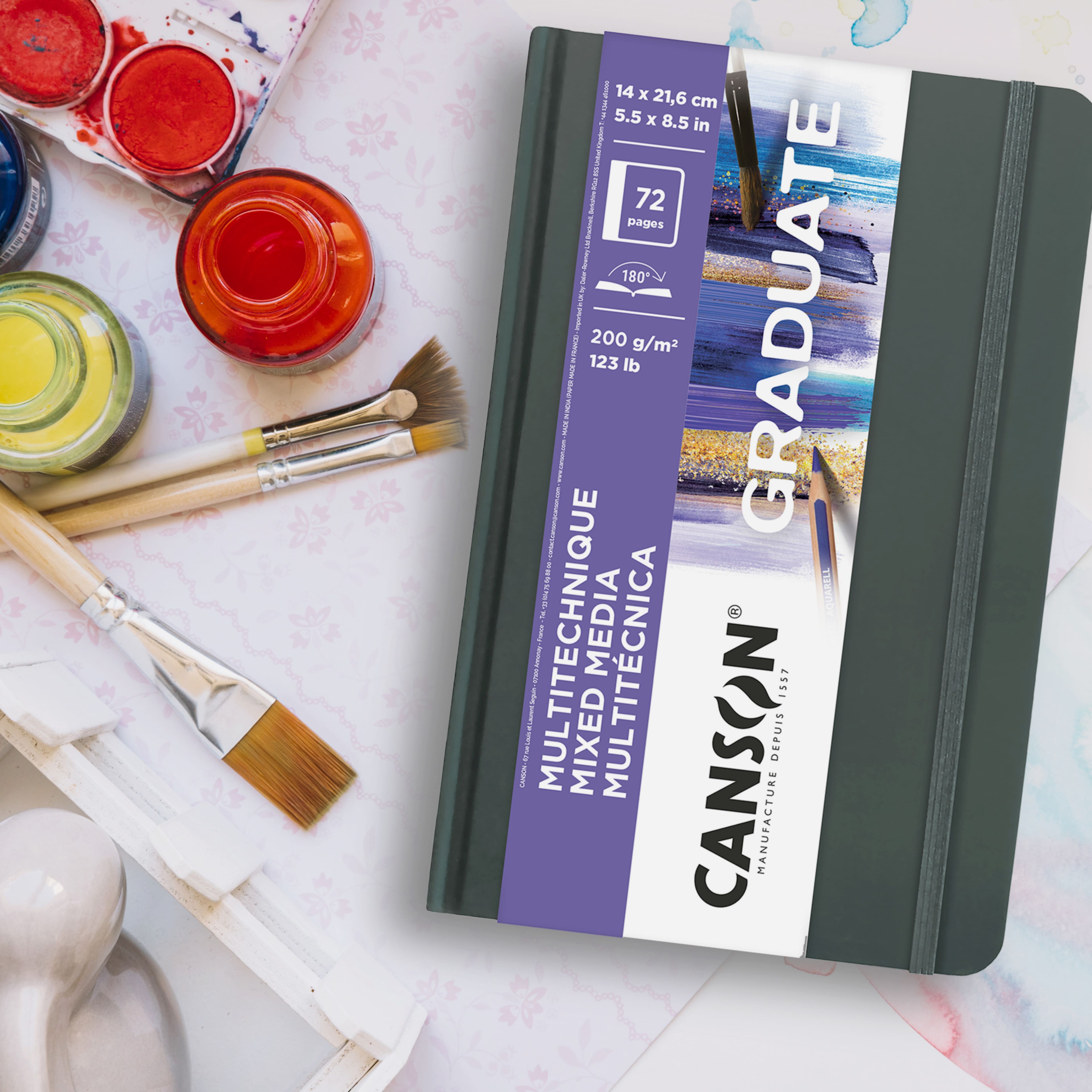 Canson® 8.5" x 11" Graduate Mixed Media Book