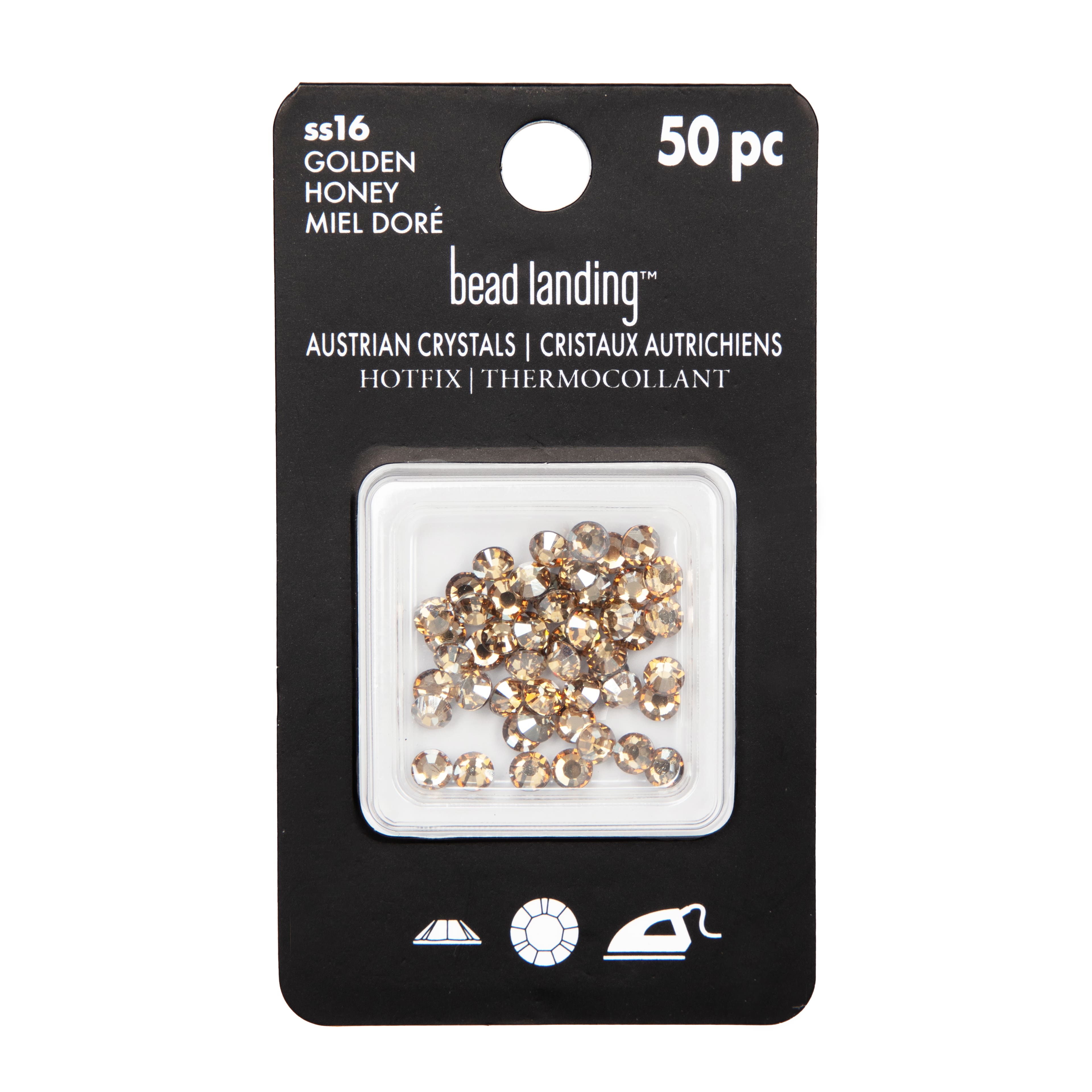 SS16 Round Hotfix Austrian Crystals by Bead Landing&#x2122;, 50ct.