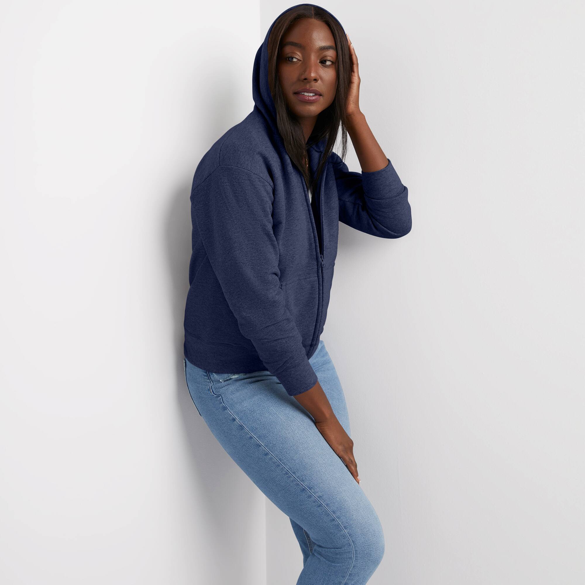 Hanes EcoSmart Full-Zip Women&#x27;s Hoodie