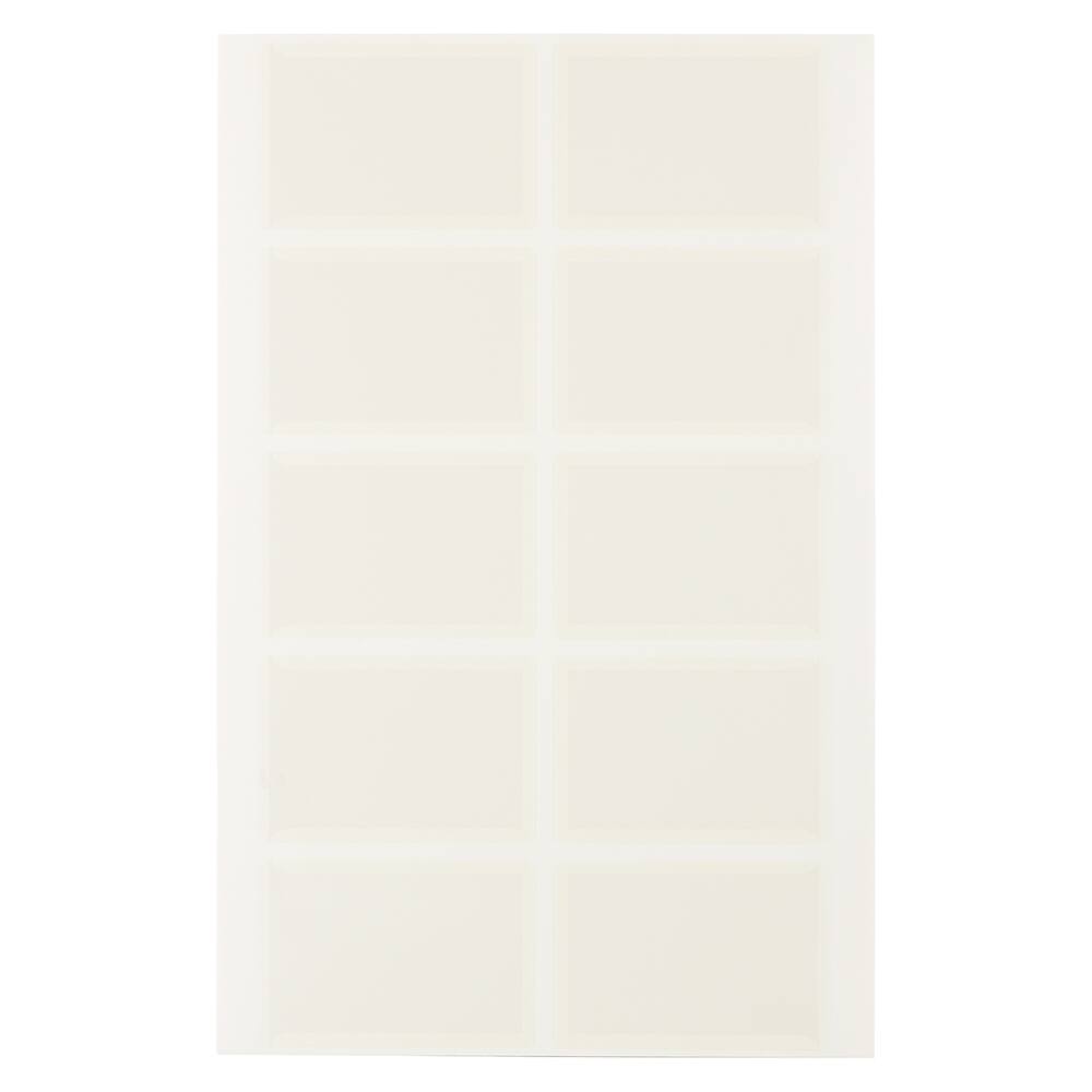 JAM Paper 2" x 3.5" Clear Self-Adhesive Business Card Holders