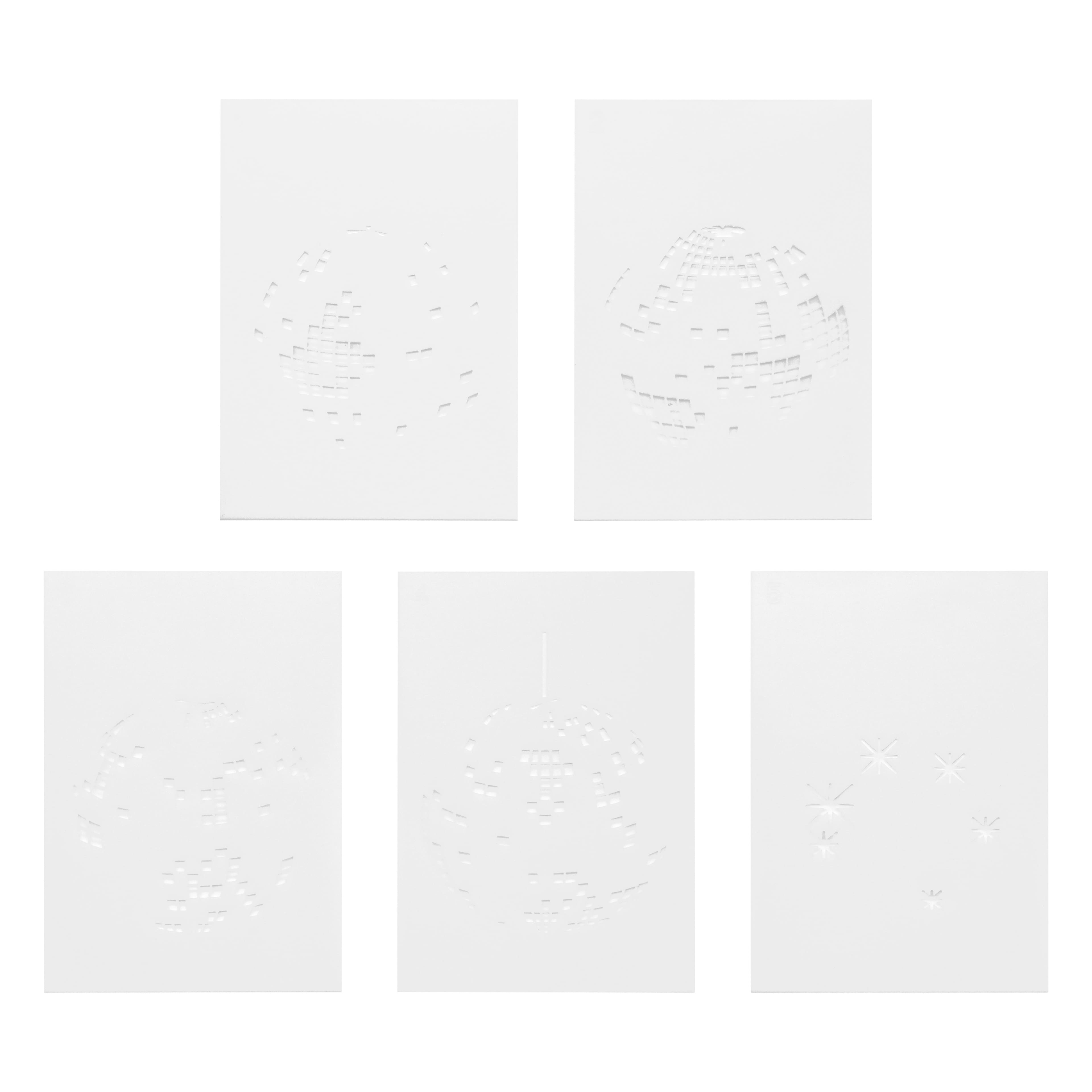 4&#x22; x 6&#x22; Disco Ball Print Layering Stencil Set by Recollections&#x2122;