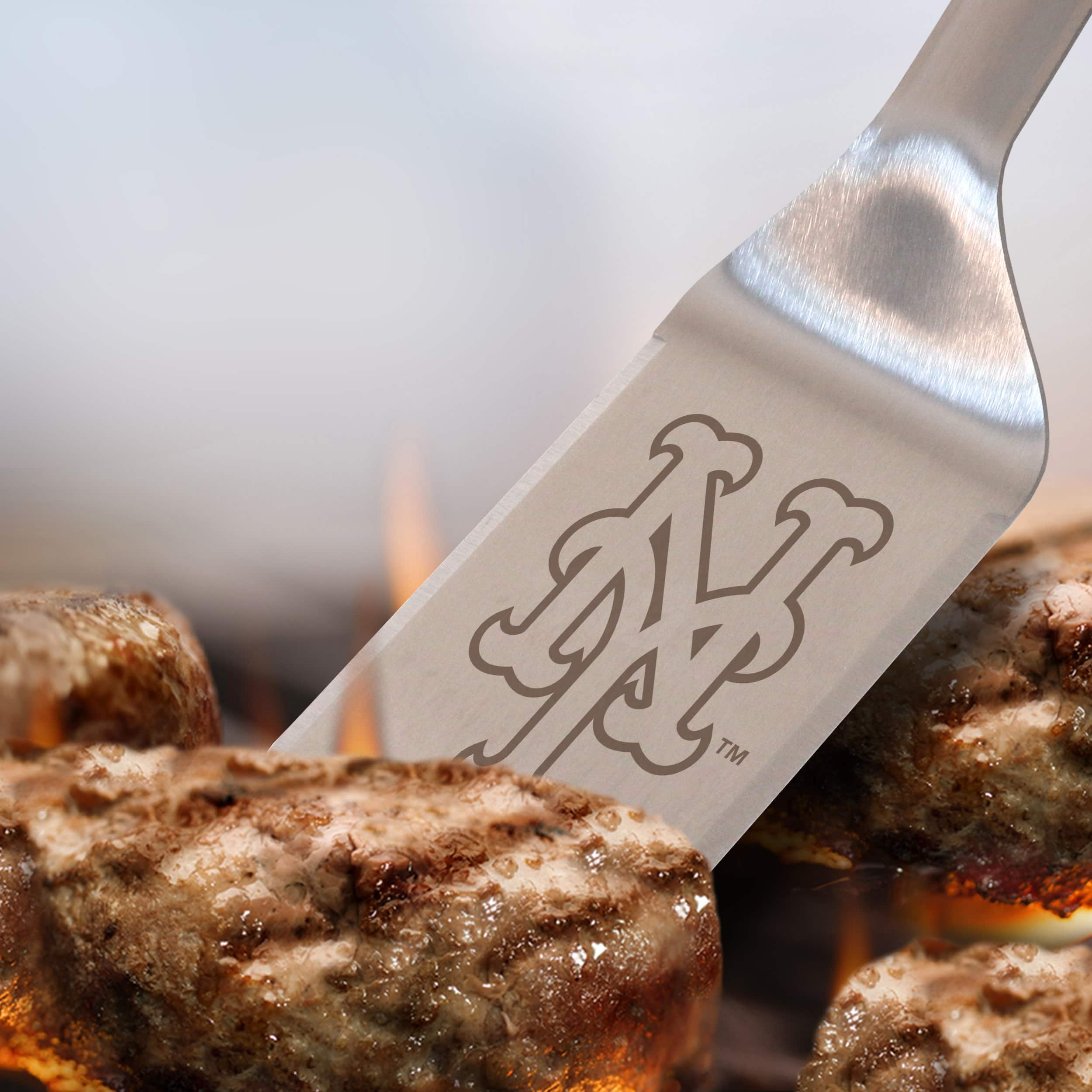 MLB Stainless Steel BBQ Spatula with Bottle Opener