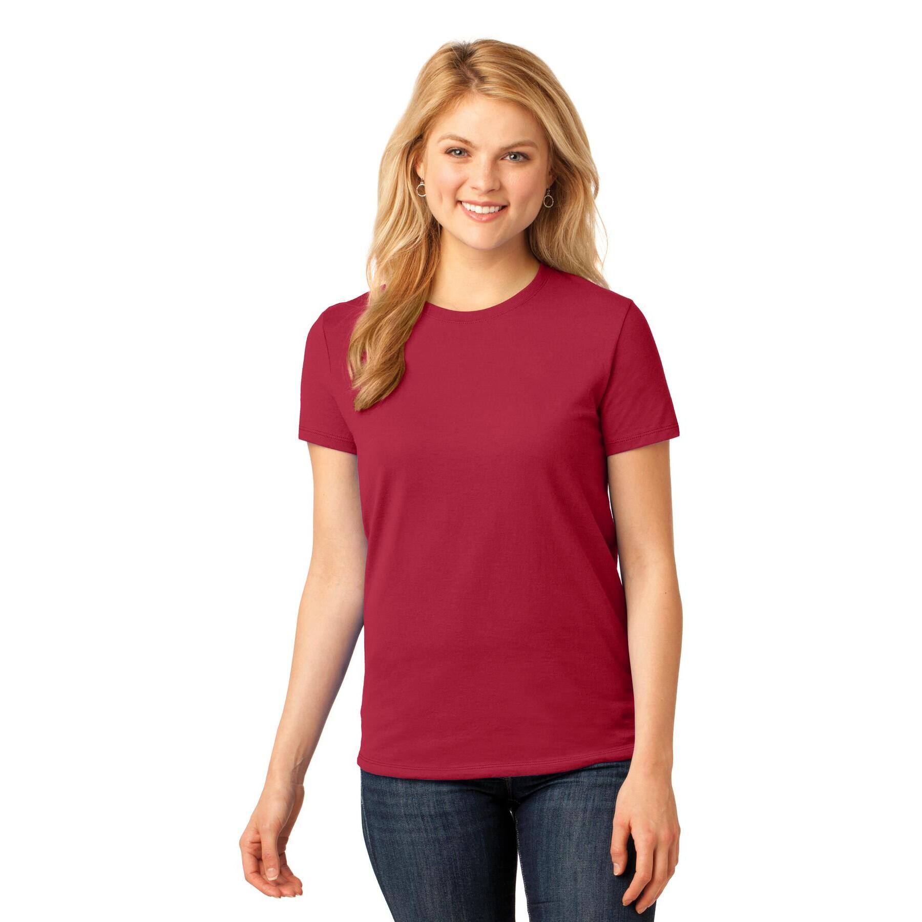 Port & Company® Colors Core Cotton Ladies T-Shirt