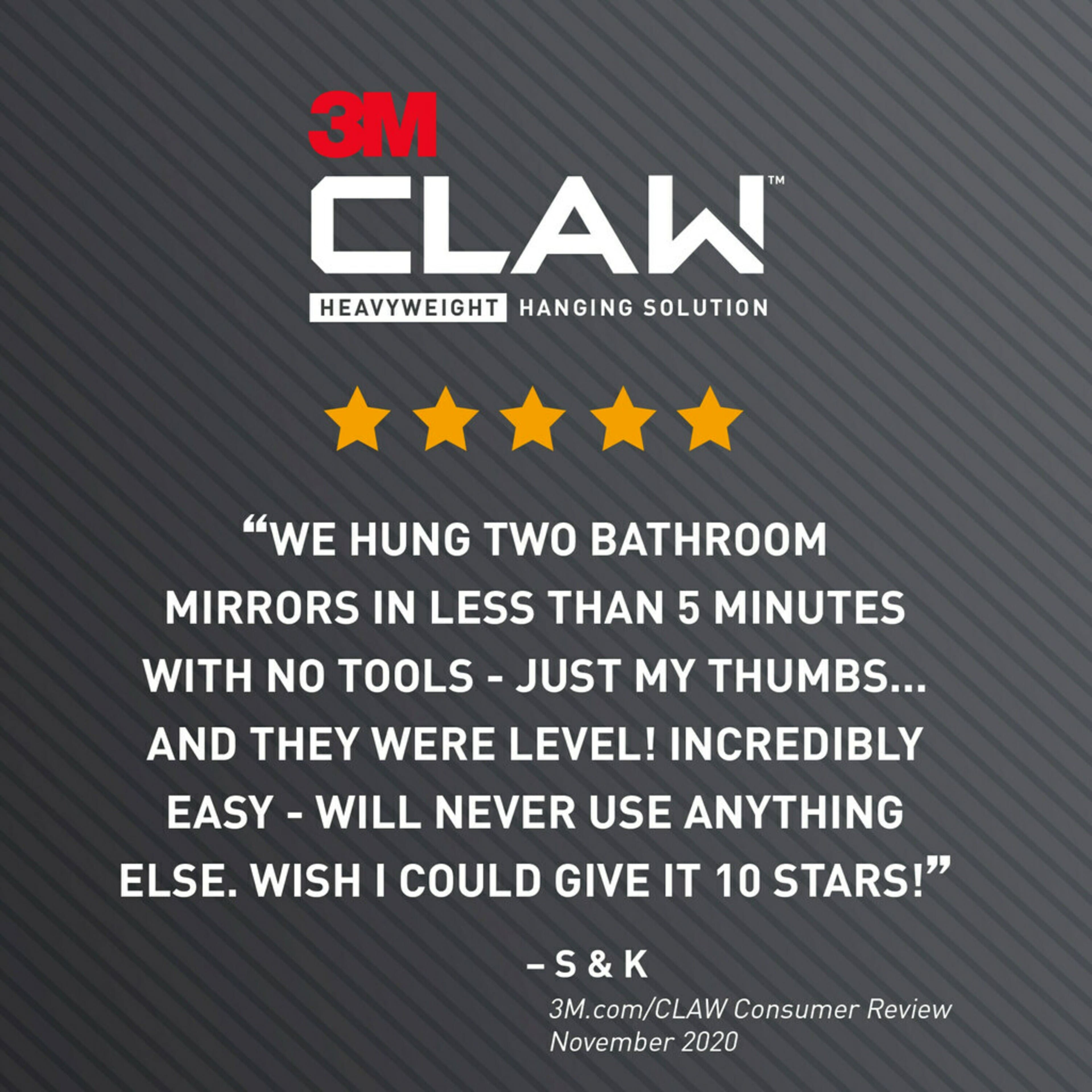 3M CLAW™ 65lb. Drywall Picture Hangers