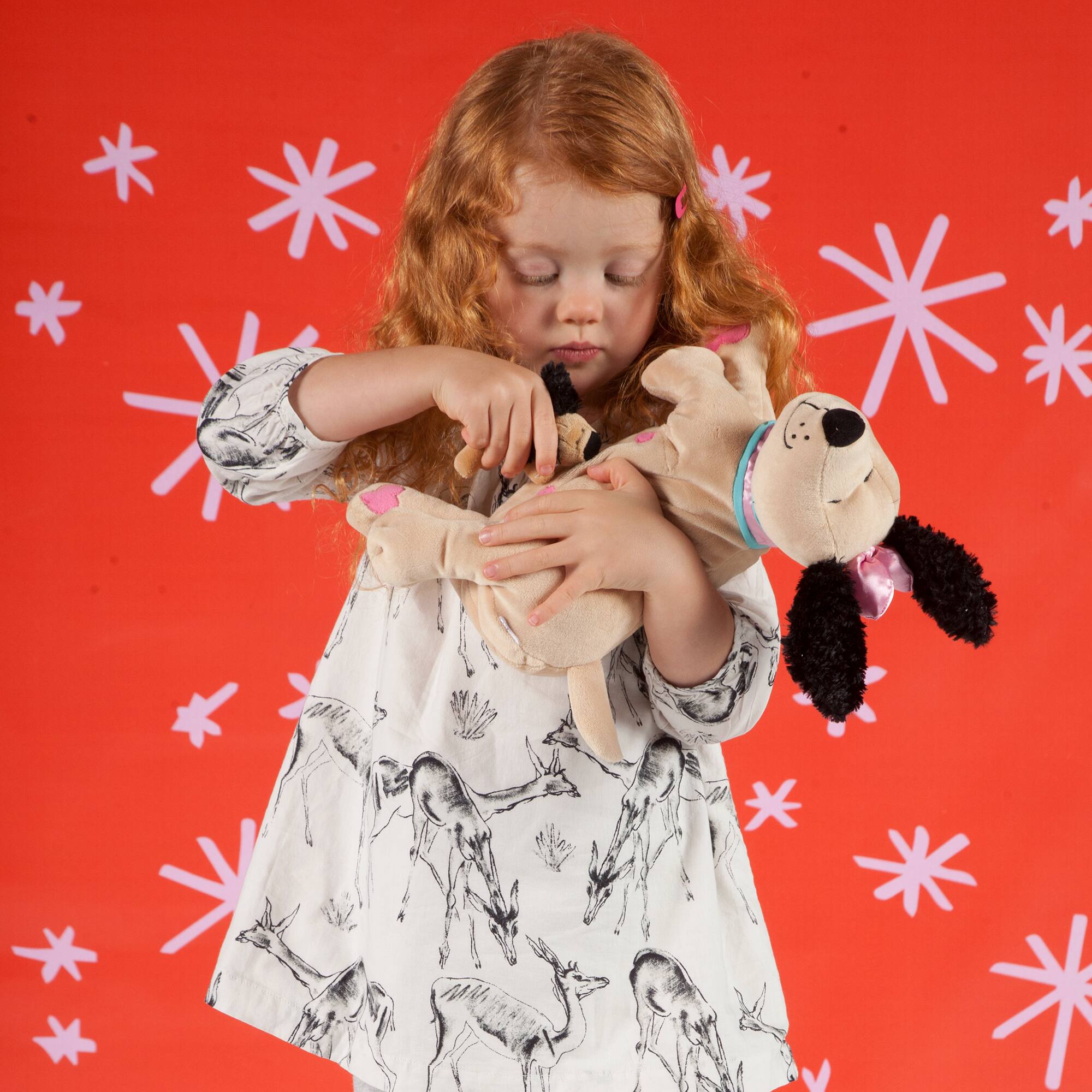 Manhattan Toy® Nursing Pets Nursing Nana Dog Plush Toy