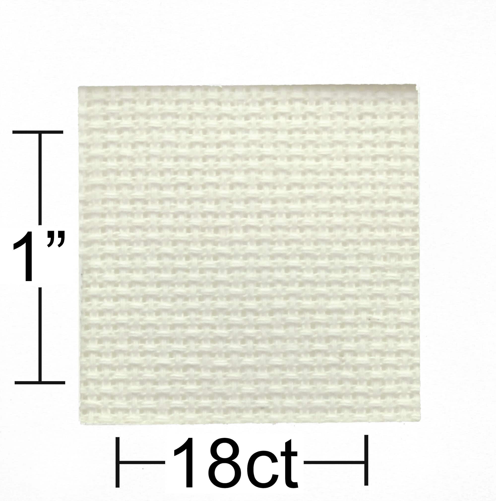 Essentials by Leisure Arts Antique White 18 Count Aida Cloth, 30" x 36"