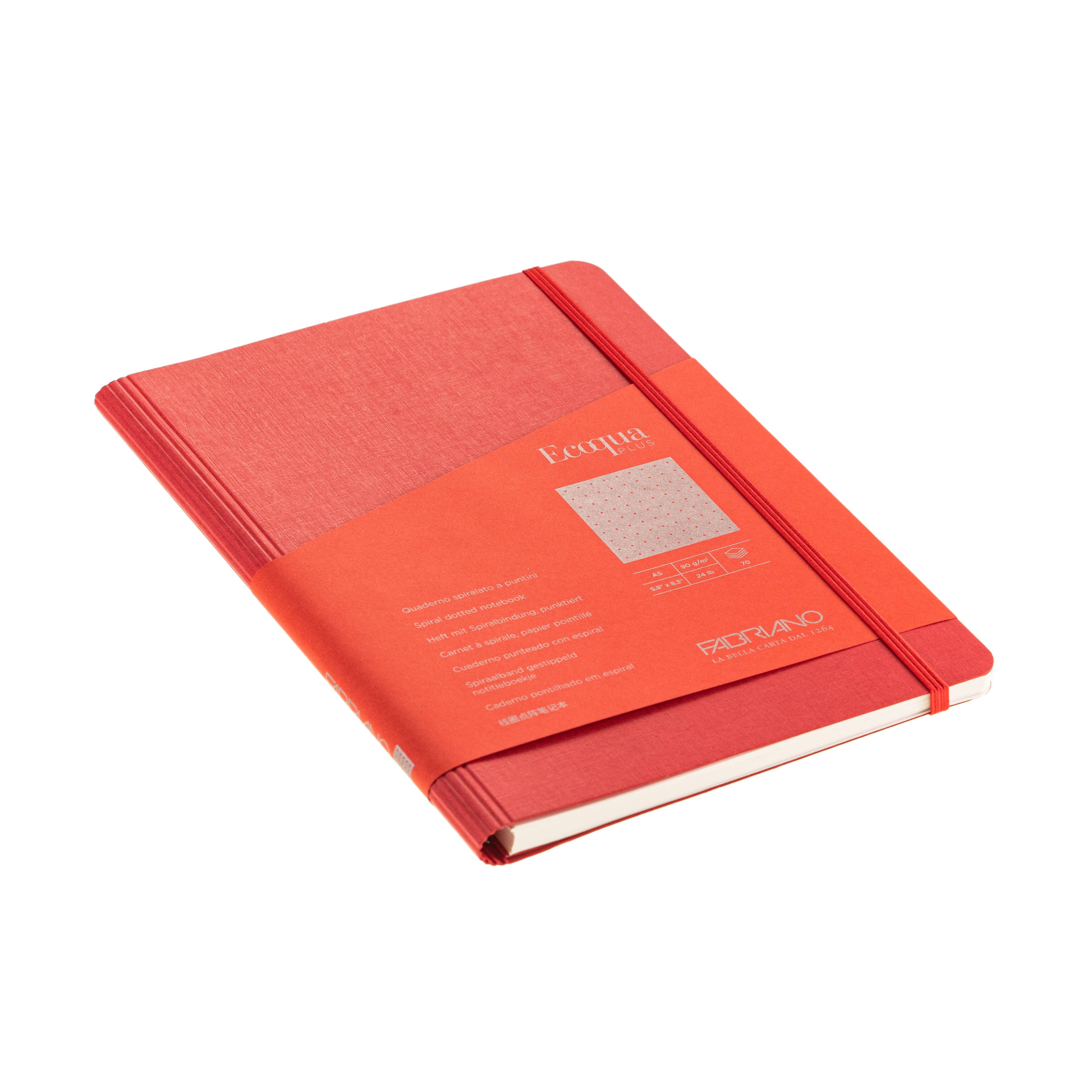 Fabriano® Ecoqua Plus Dotted A5 Hidden Spiral-Bound Notebook