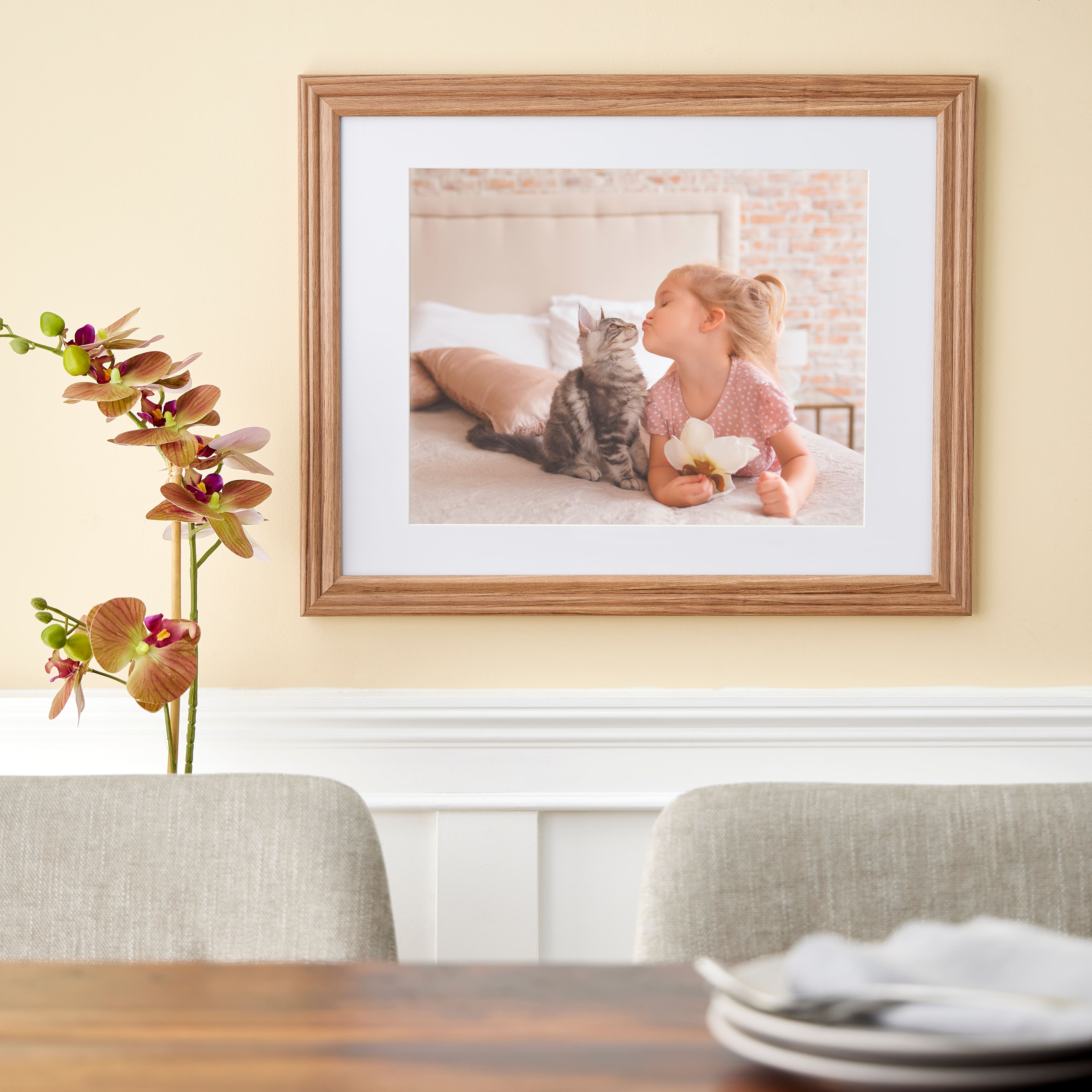 Brown Frame with Mat, Lifestyles by Studio Décor®