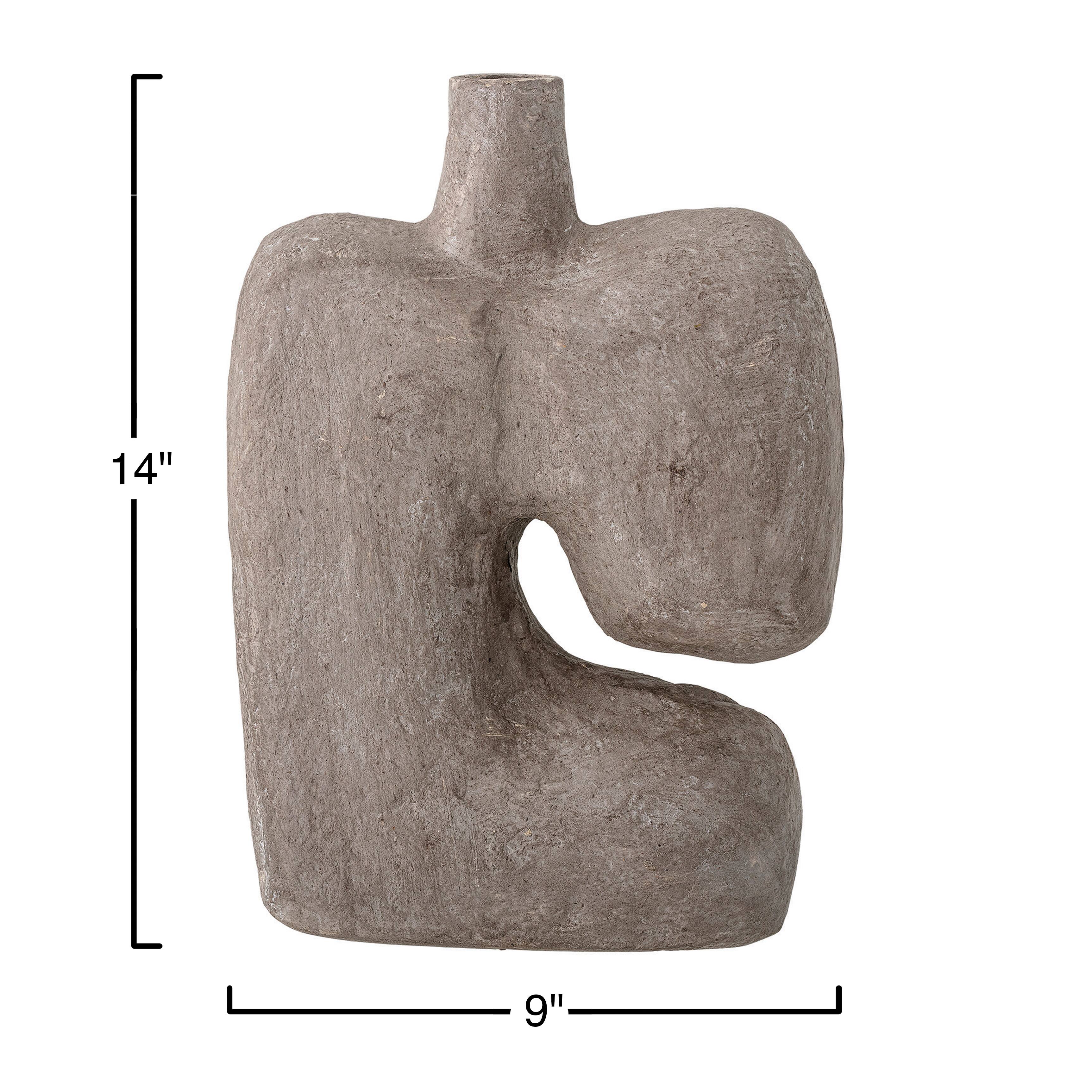 Hello Honey® 14" Modern Abstract Decorative Paper Mache Vase