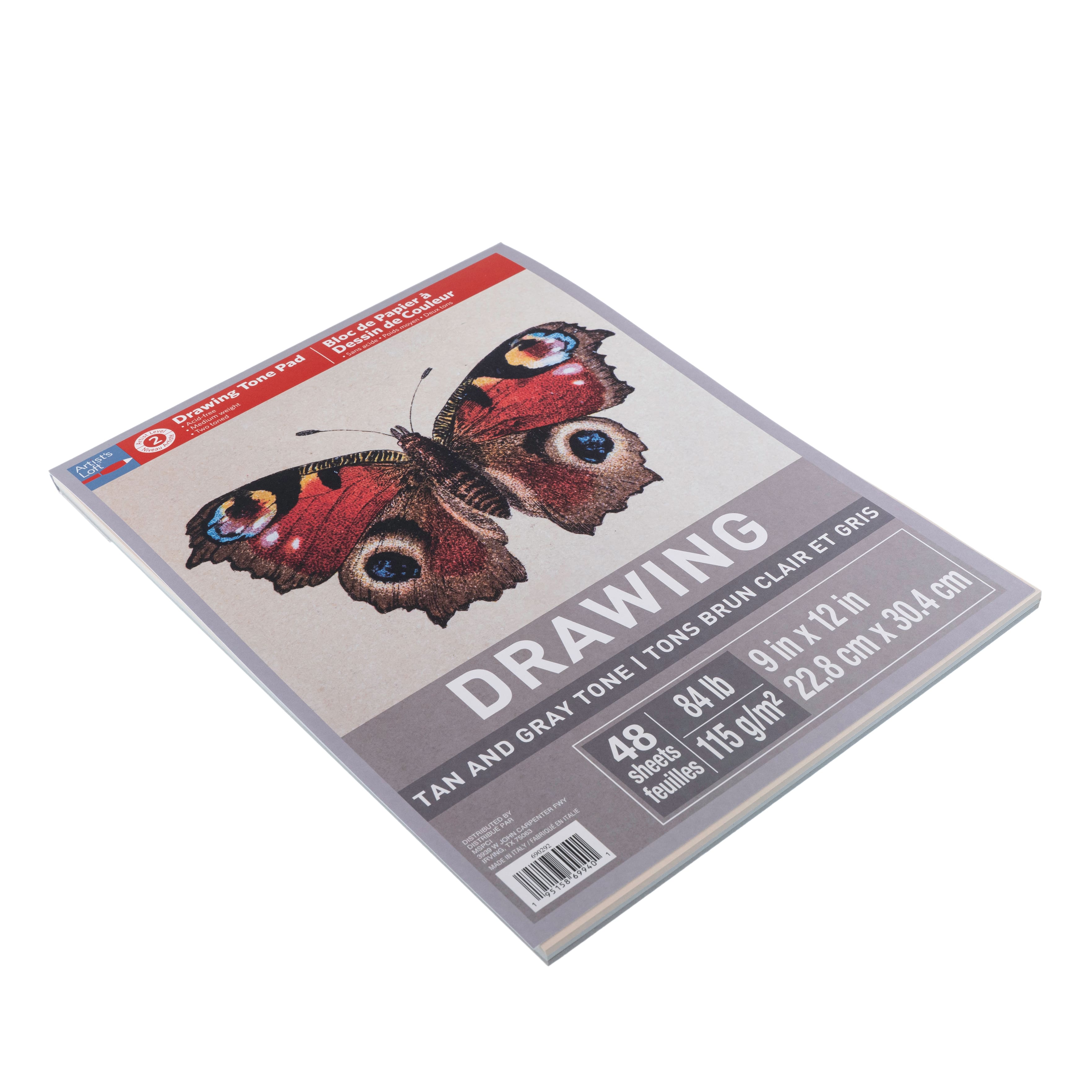 Tan &#x26; Gray Tone Drawing Pad by Artist&#x27;s Loft&#x2122;