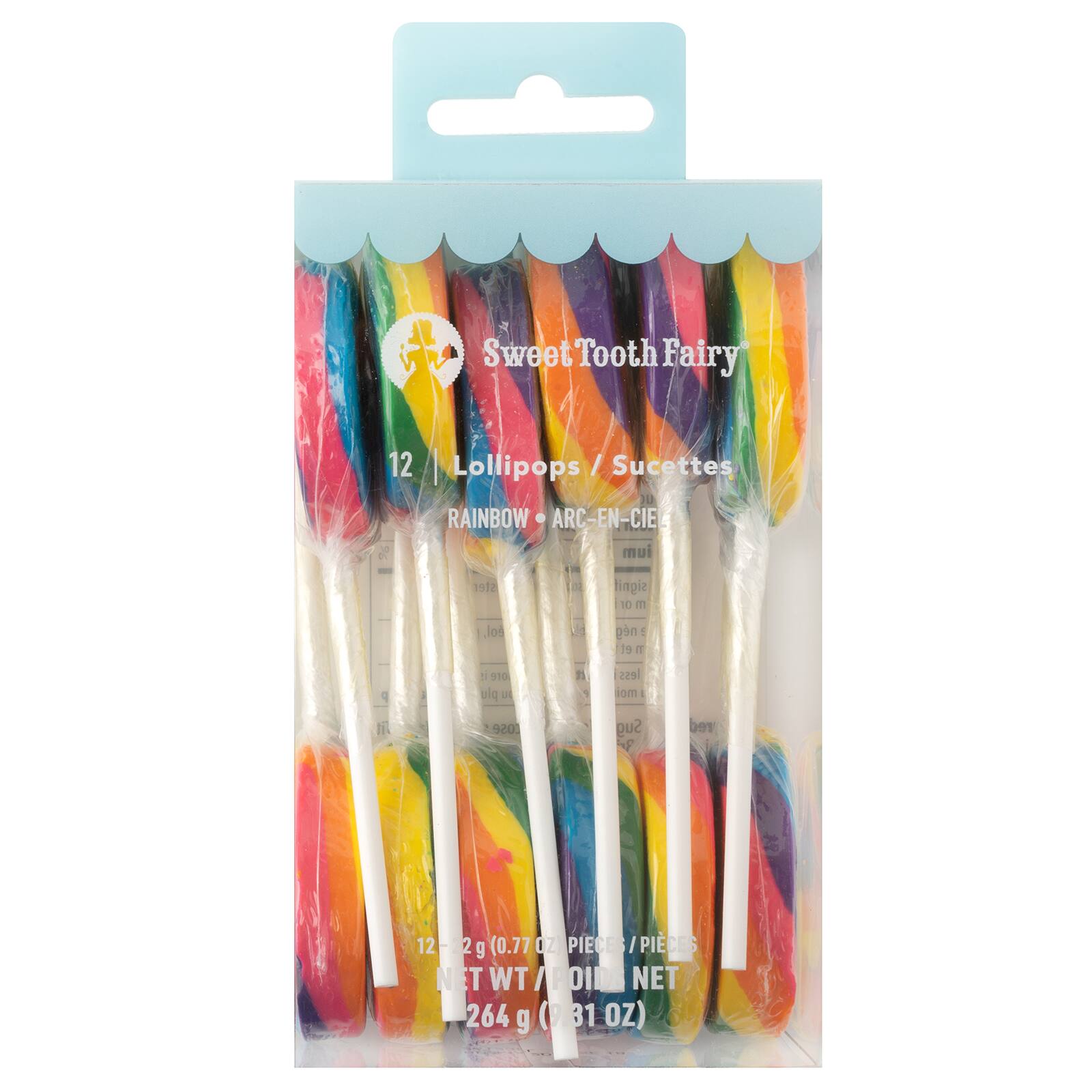 Sweet Tooth Fairy&#xAE; Rainbow Lollipops, 12ct.