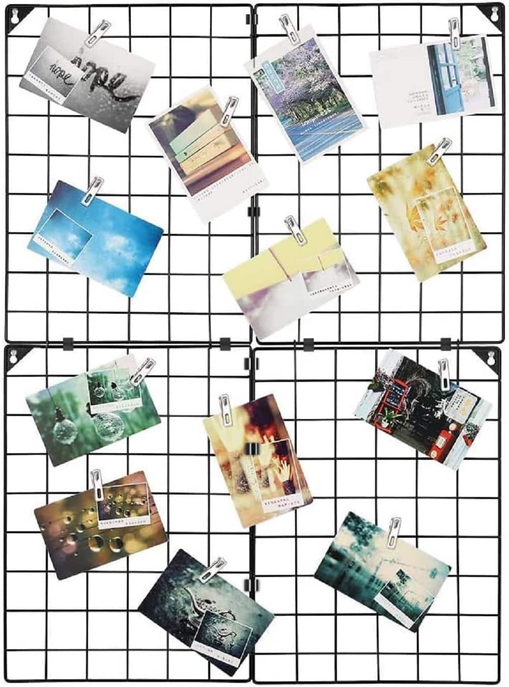 NEX™ Black Wall Grid Panel with 3 Wire Baskets