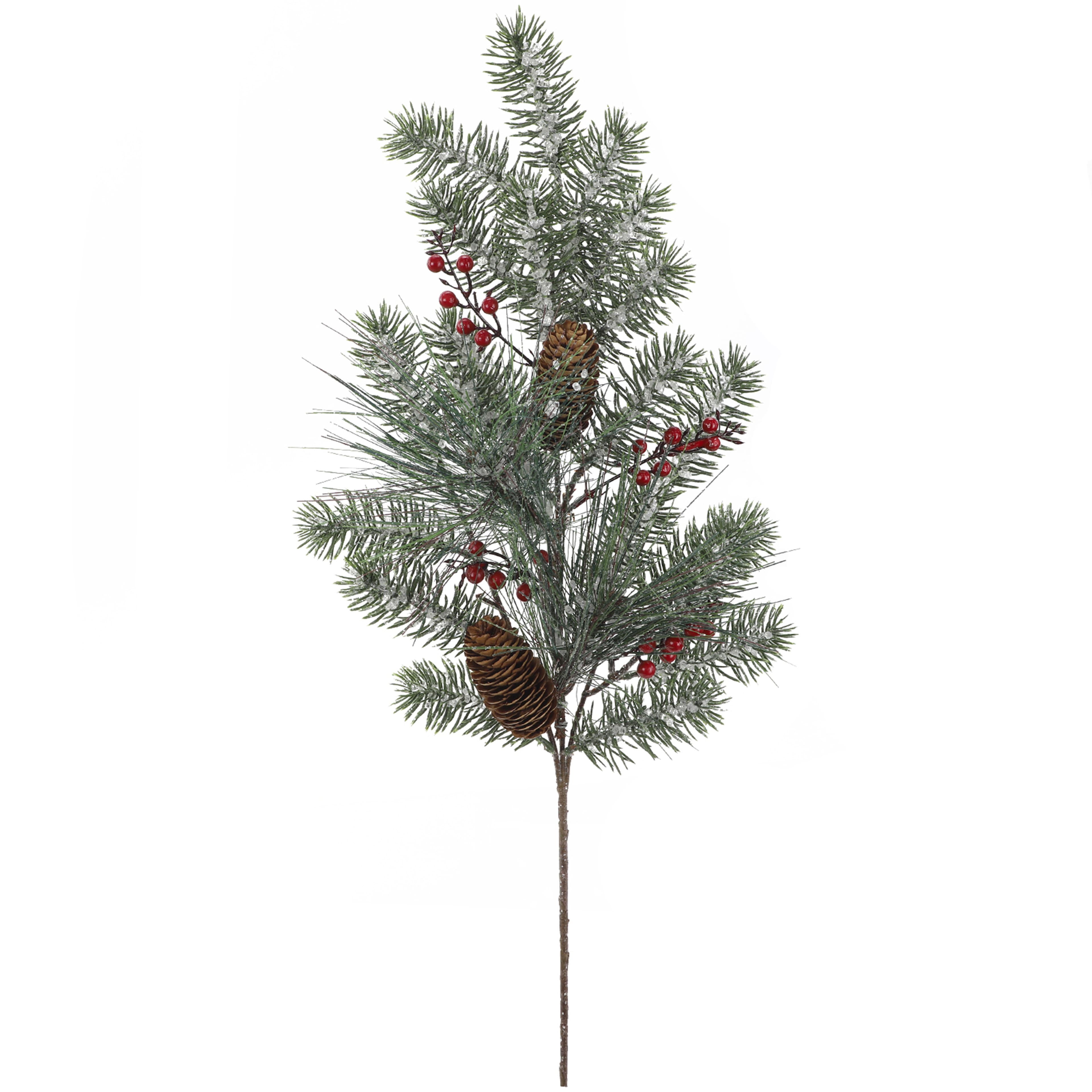 27&#x22; Icy Spruce with Pinecone &#x26; Berry Stem by Ashland&#xAE;