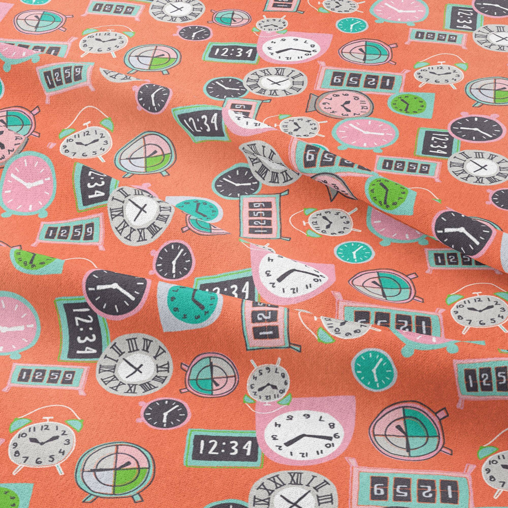 Camelot Fabrics Coral Deadlines Cotton Precut Fabric