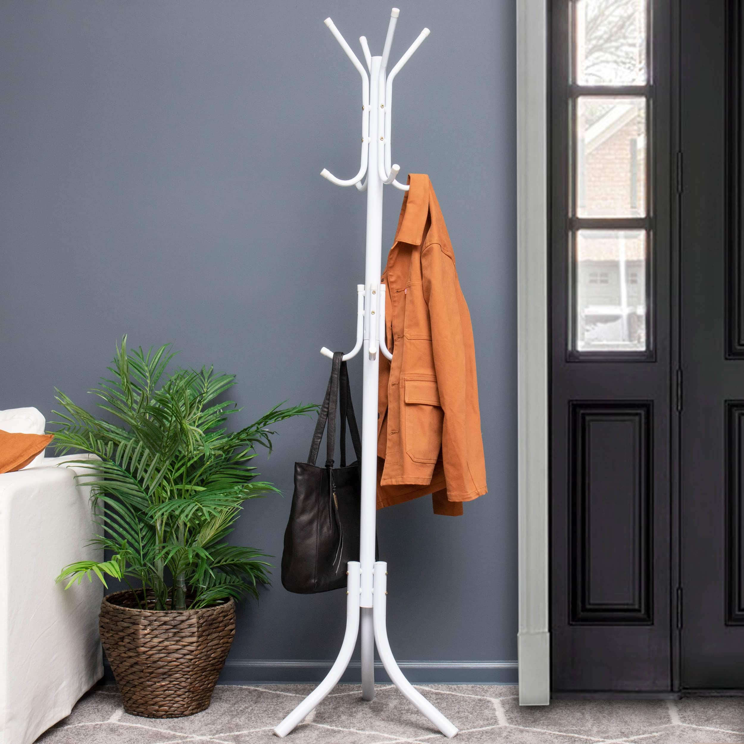 Mind Reader 67" 3-Tier 11-Hook Coat Rack