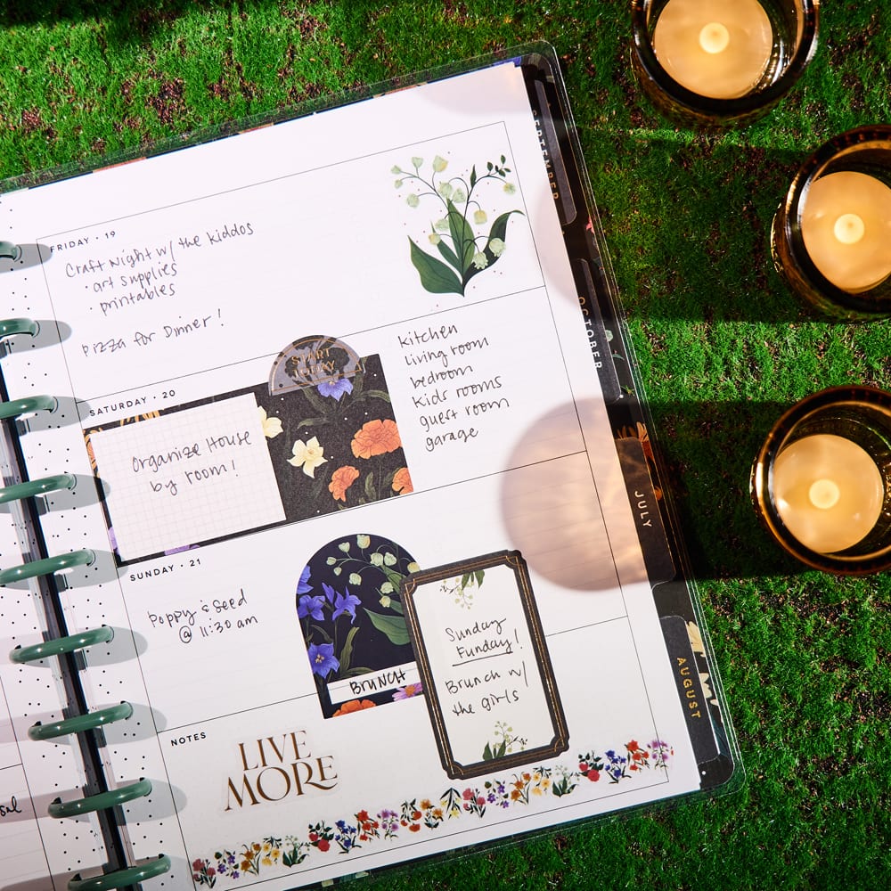 The Classic Happy Planner&#xAE; Dark Garden