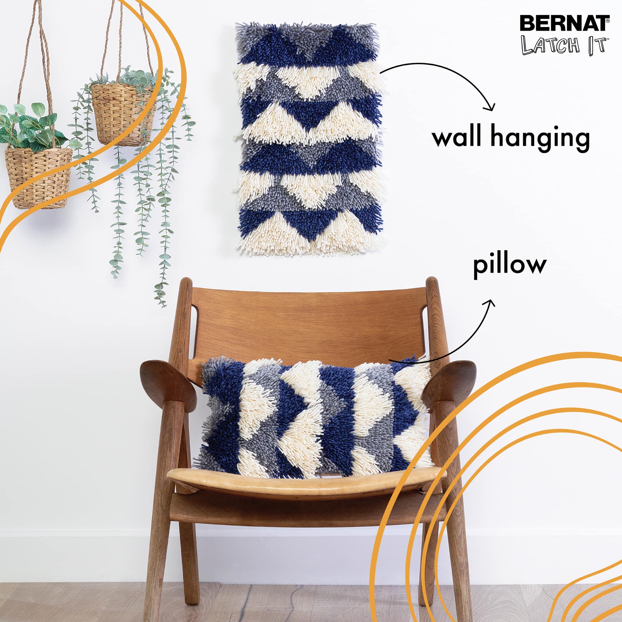 Bernat&#xAE; Latch It&#x2122; Peaky Boho Yarn Kit