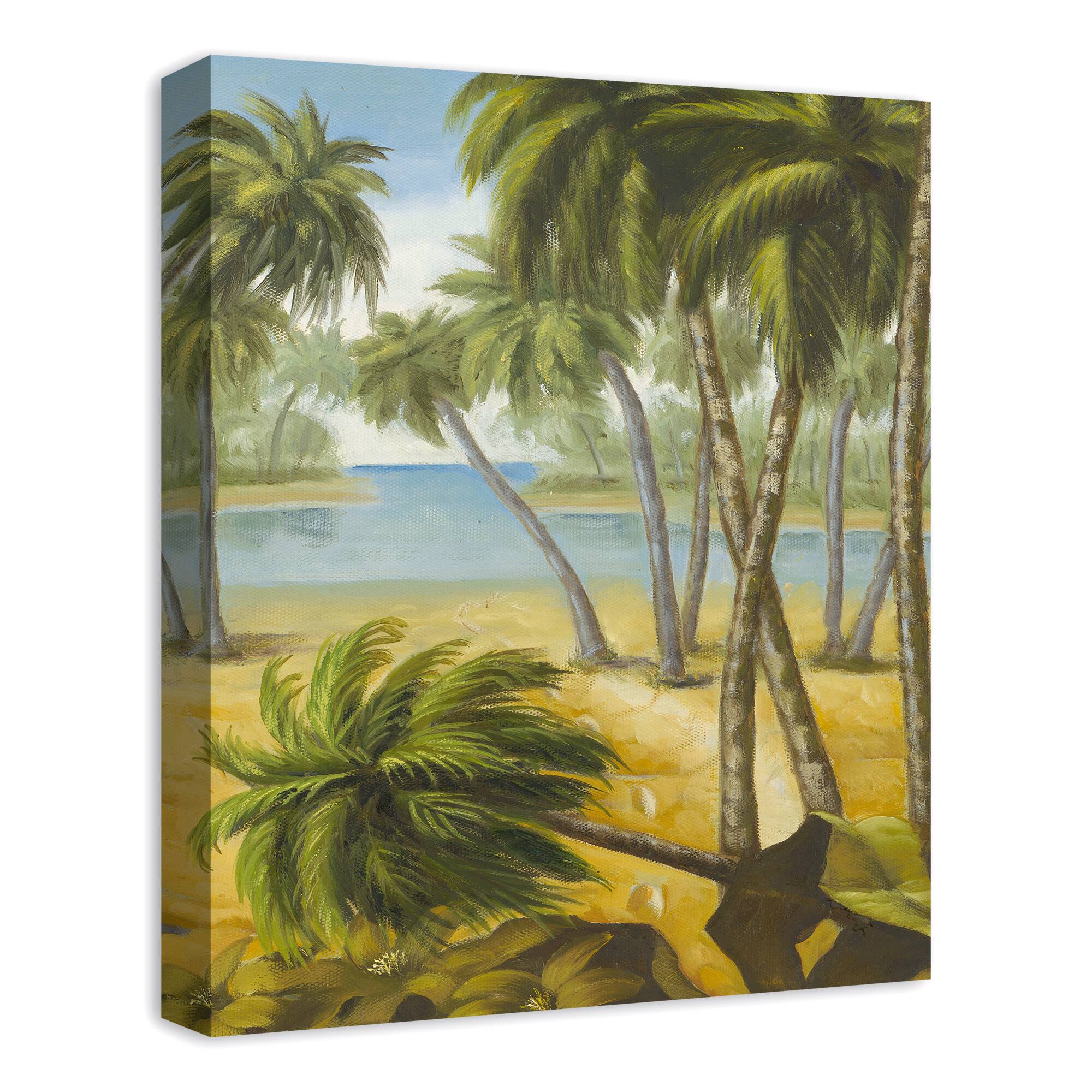 Peaceful Beach 16" x 20" Canvas Wall Art