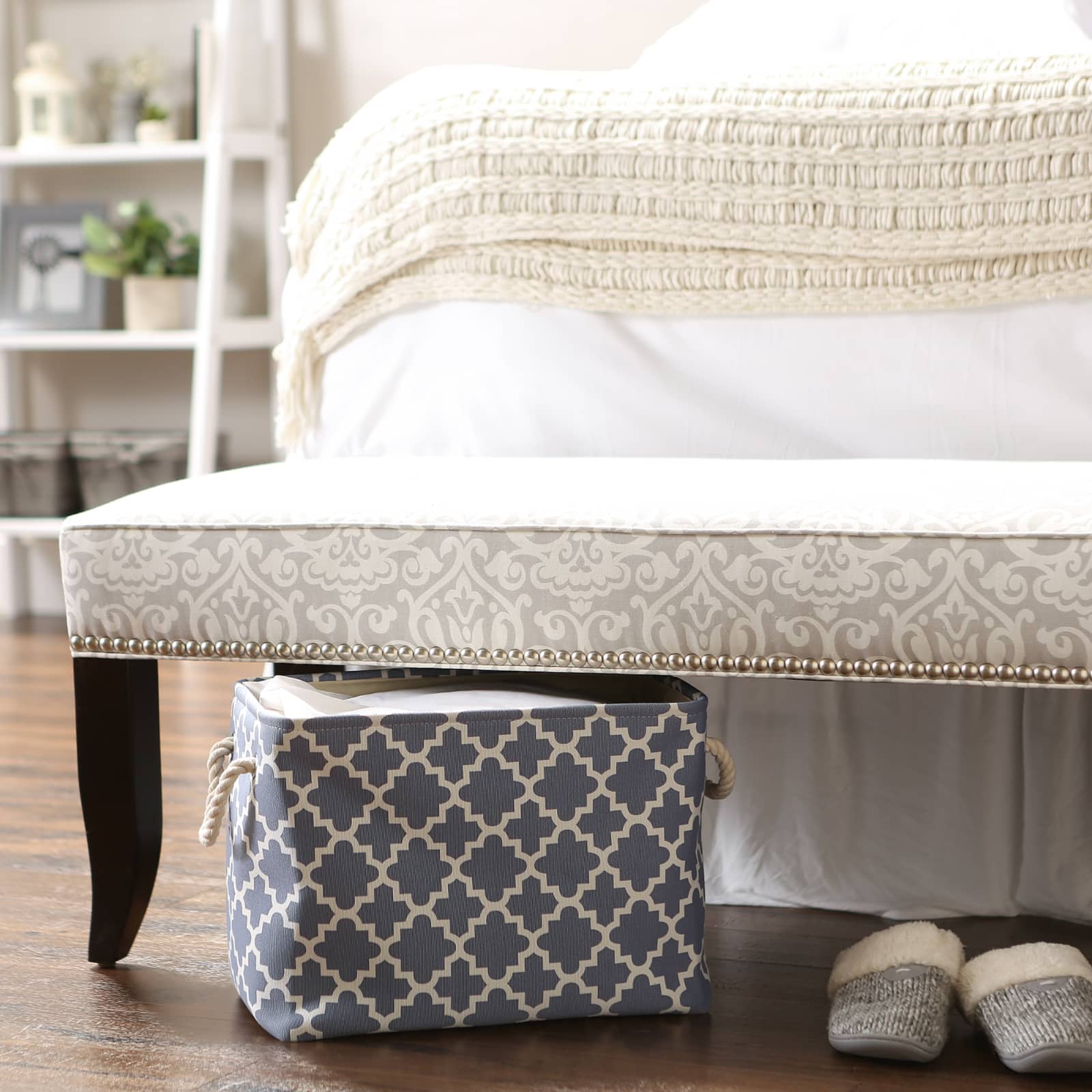 DII® Medium Rectangle Polyester Lattice Bin