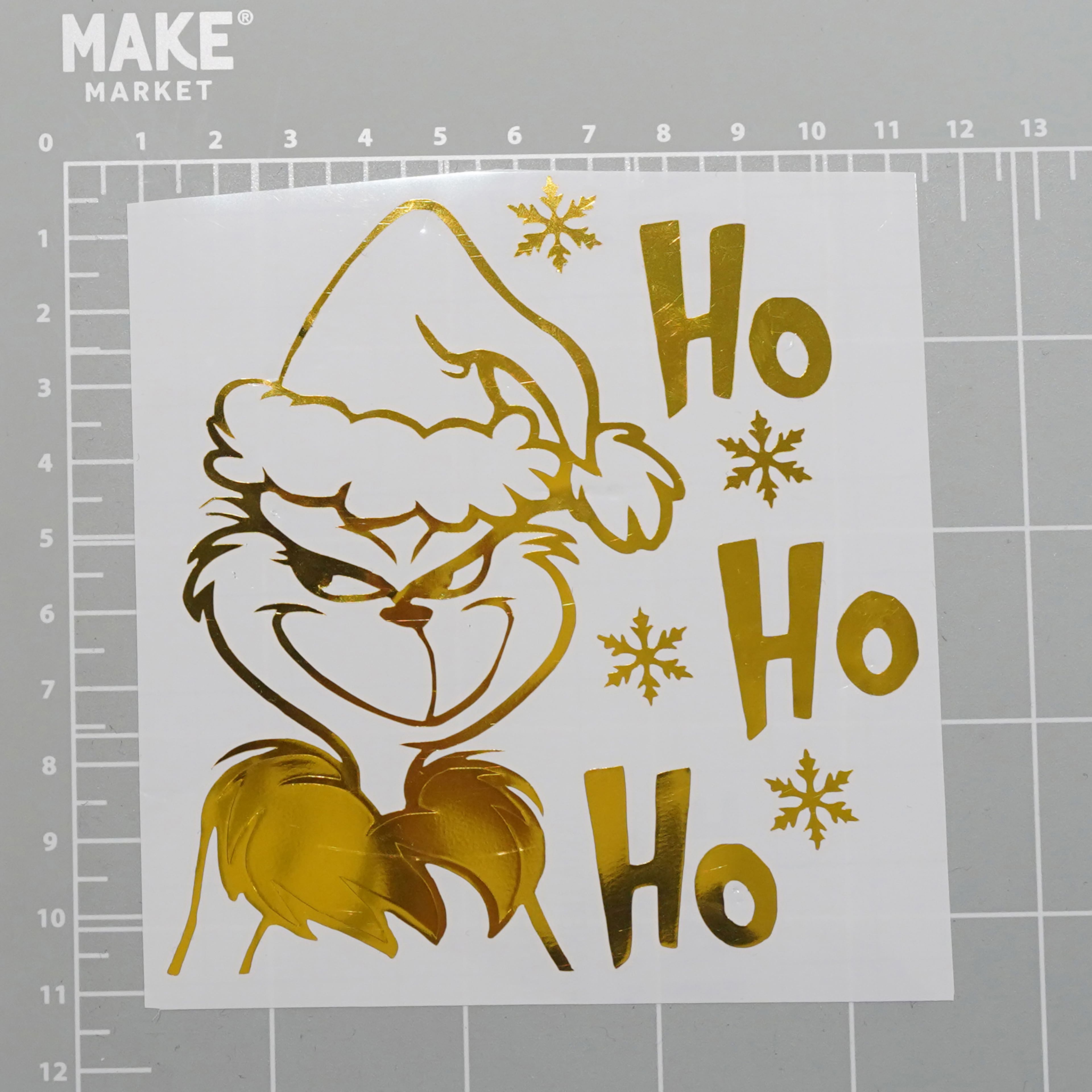 12 Pack: Chrome Foil Permanent Vinyl by Make Market®