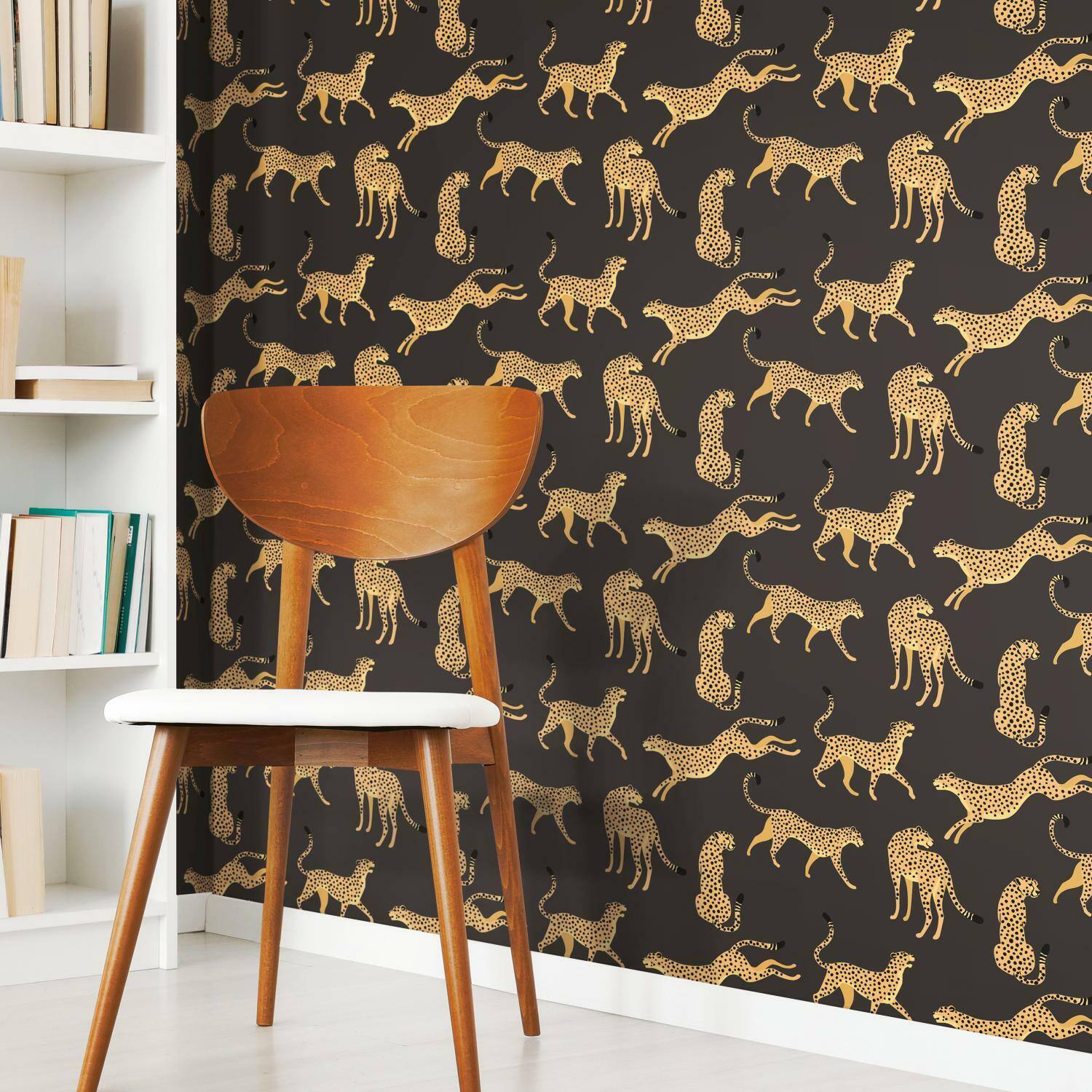 RoomMates Cheetah Cheetah Peel & Stick Wallpaper