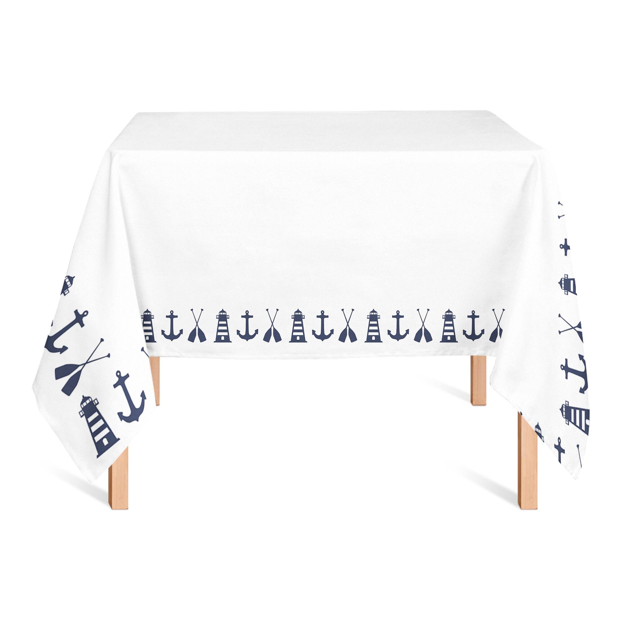 Nautical Border Tablecloth