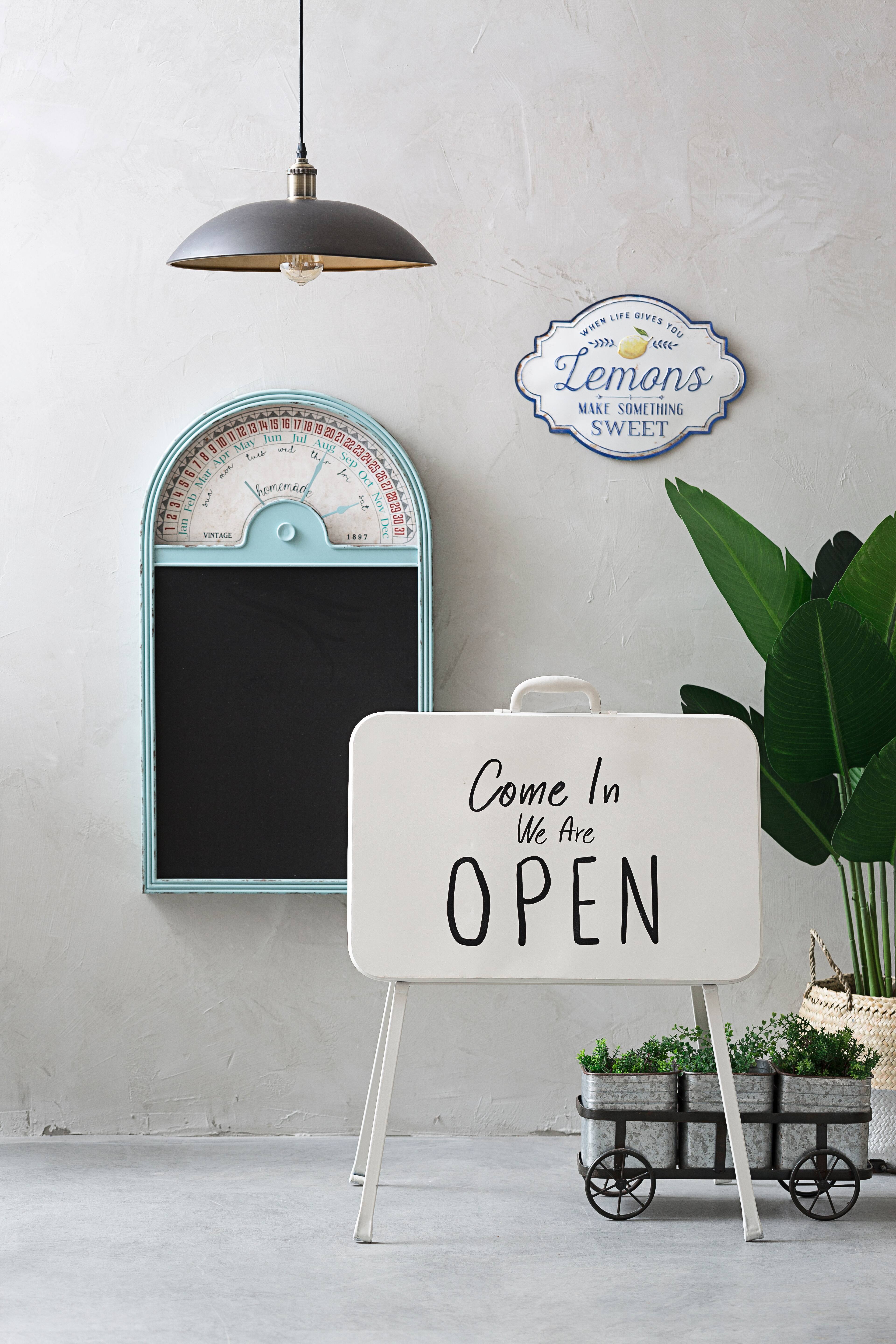 Hello Honey® 15" When Life Gives You Lemons Make Something Sweet Metal Wall Décor