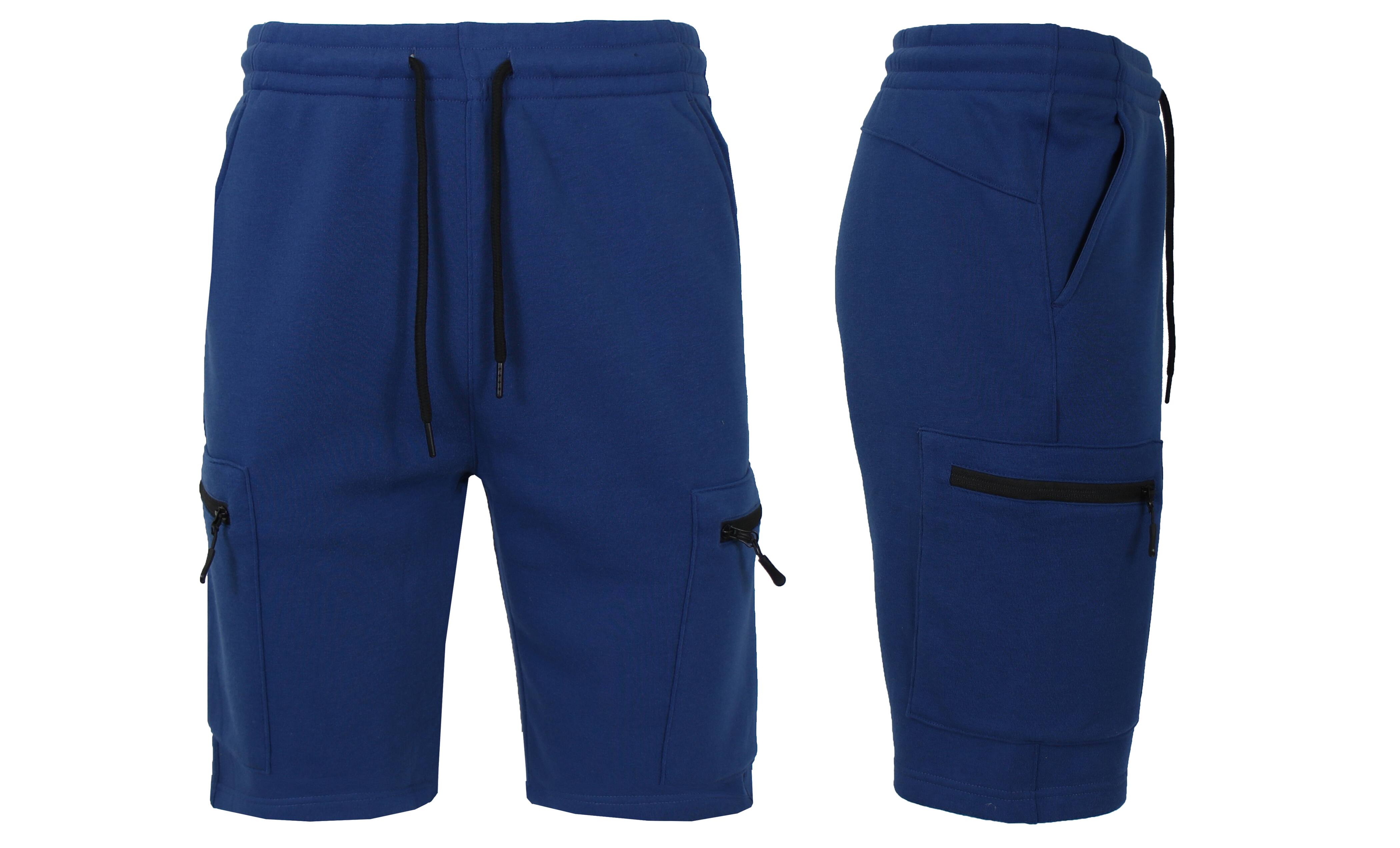 Galaxy by Harvic Men's Cargo Jogger Lounge Shorts at Hamilton