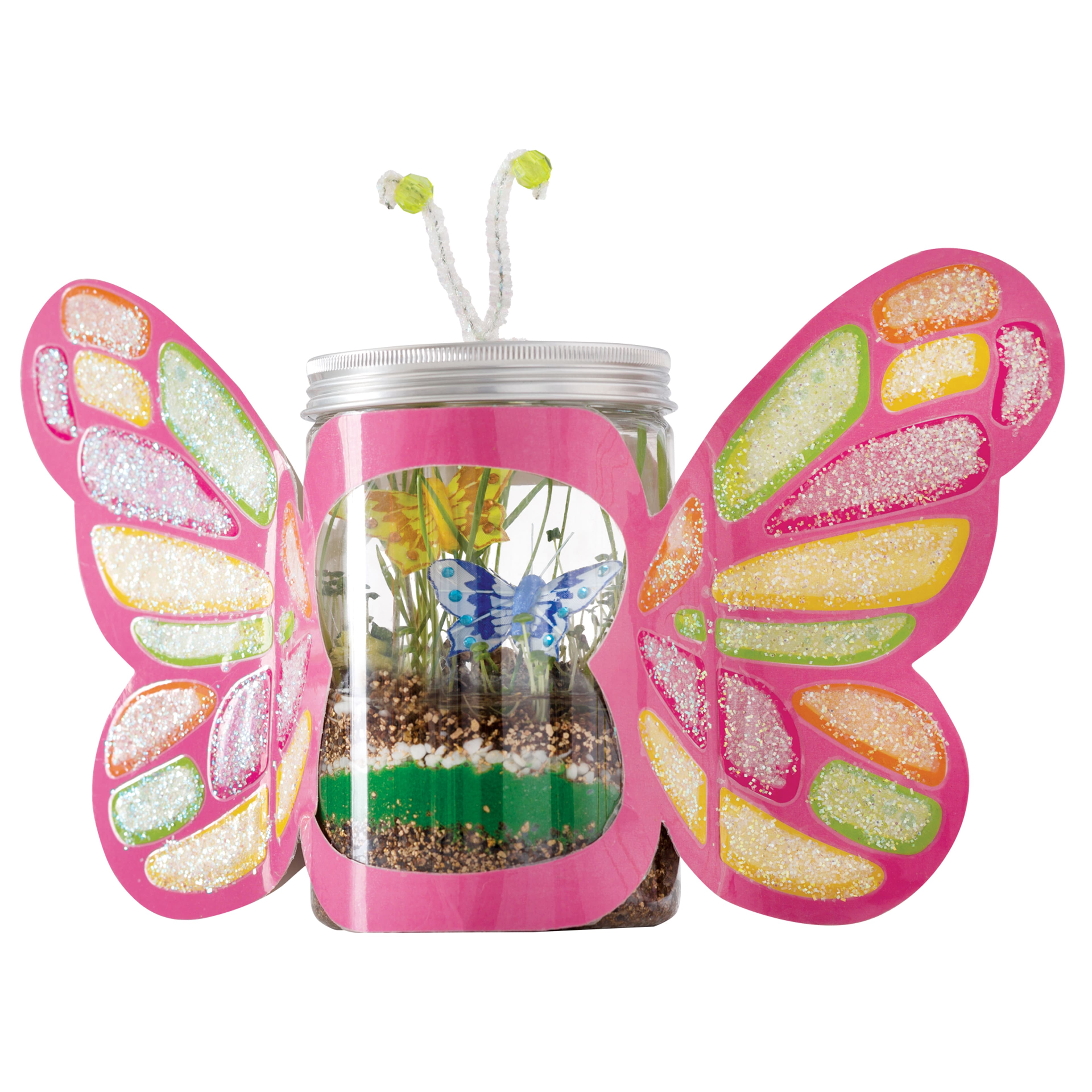 Faber-Castell&#xAE; Creativity for Kids&#xAE; Sparkle &#x26; Grow Butterfly Terrarium