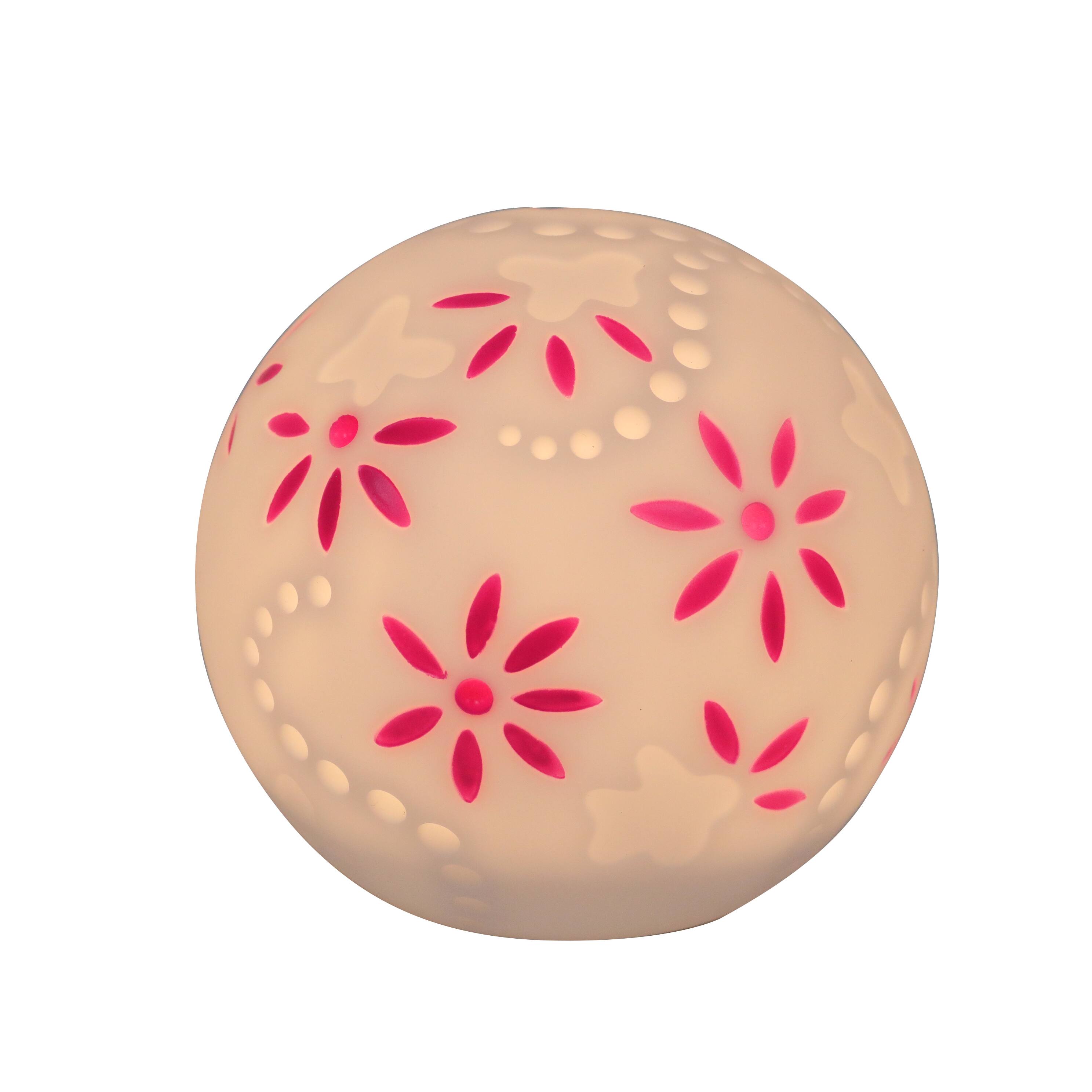 5.5&#x22; Color Changing Round Floral Novelty Tap Lamp by Ashland&#xAE;