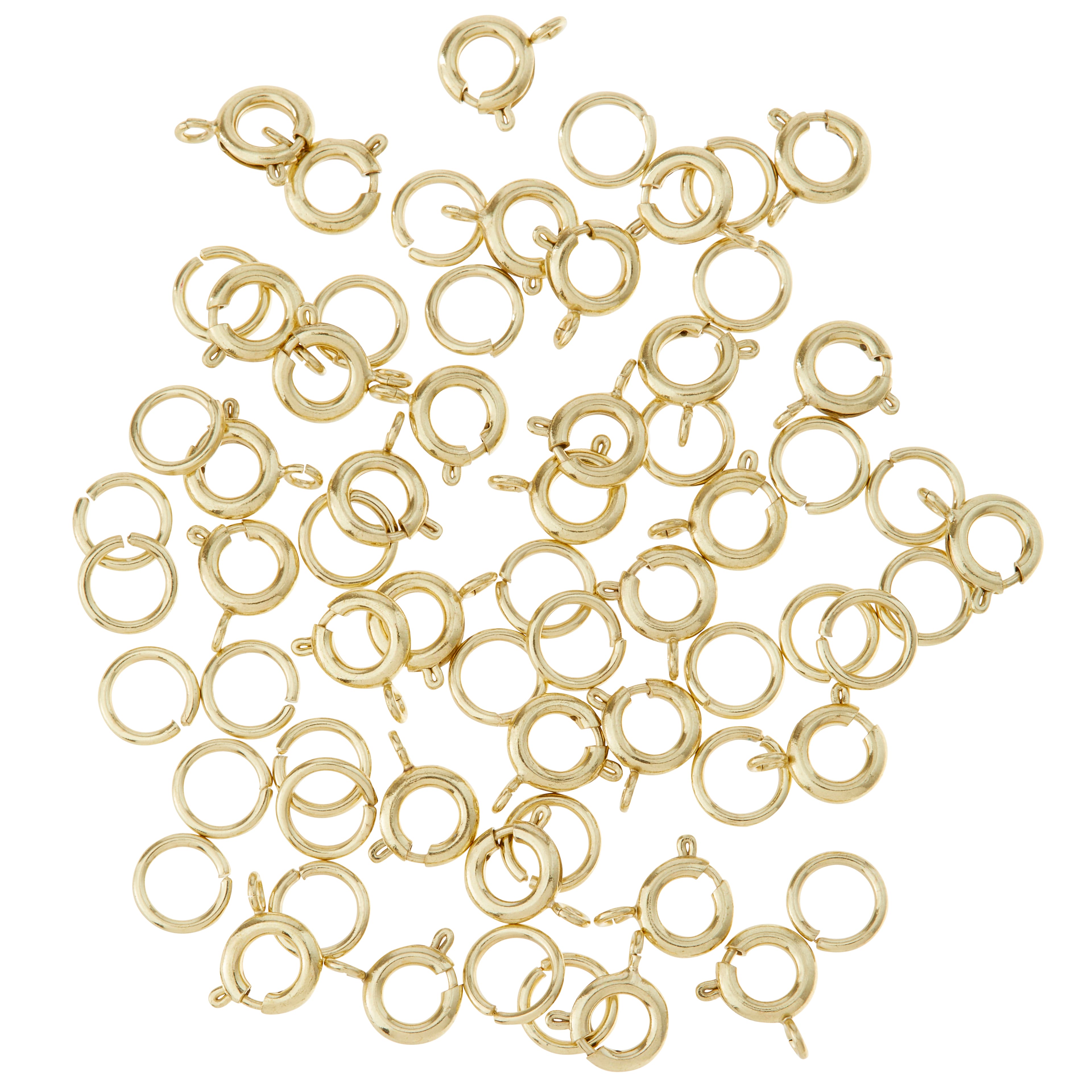 7mm Spring Ring Clasps, 36ct. by Bead Landing&#x2122;