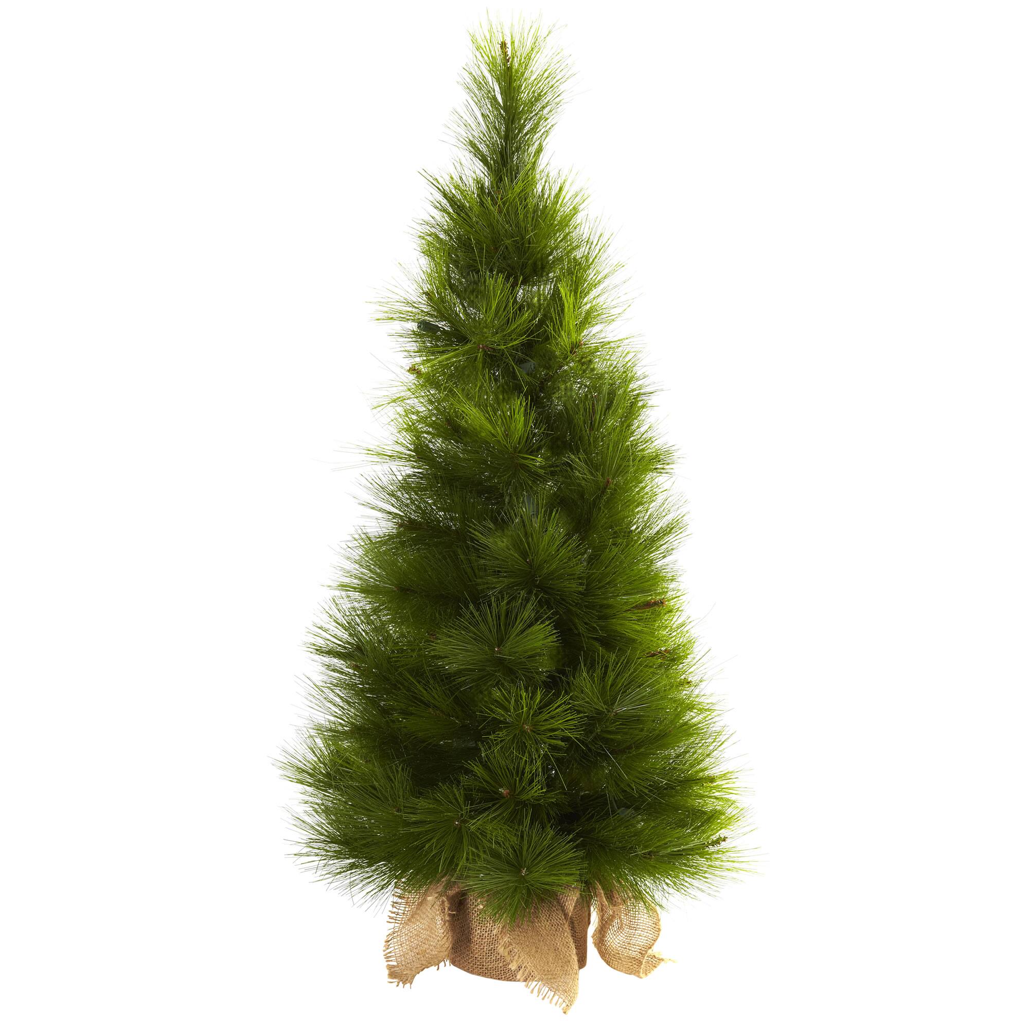 3ft. Pre-Lit Artificial Christmas Tree, Clear Lights