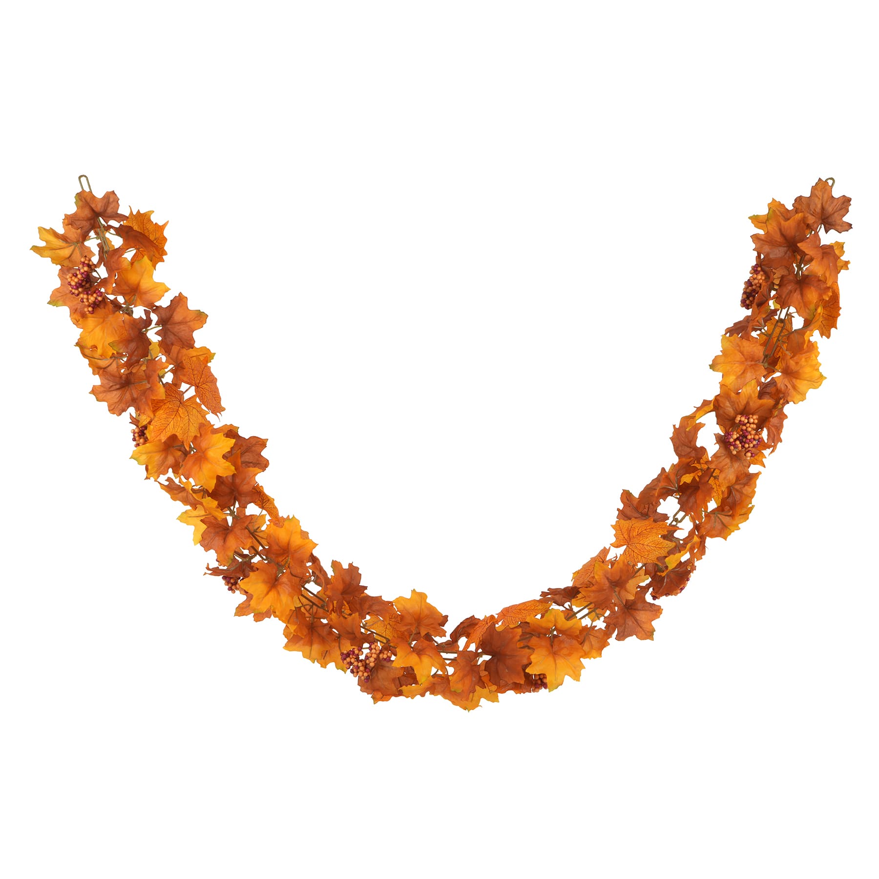 6ft. Brown Maple Leaf &#x26; Berry Mix Chain Garland by Ashland&#xAE;
