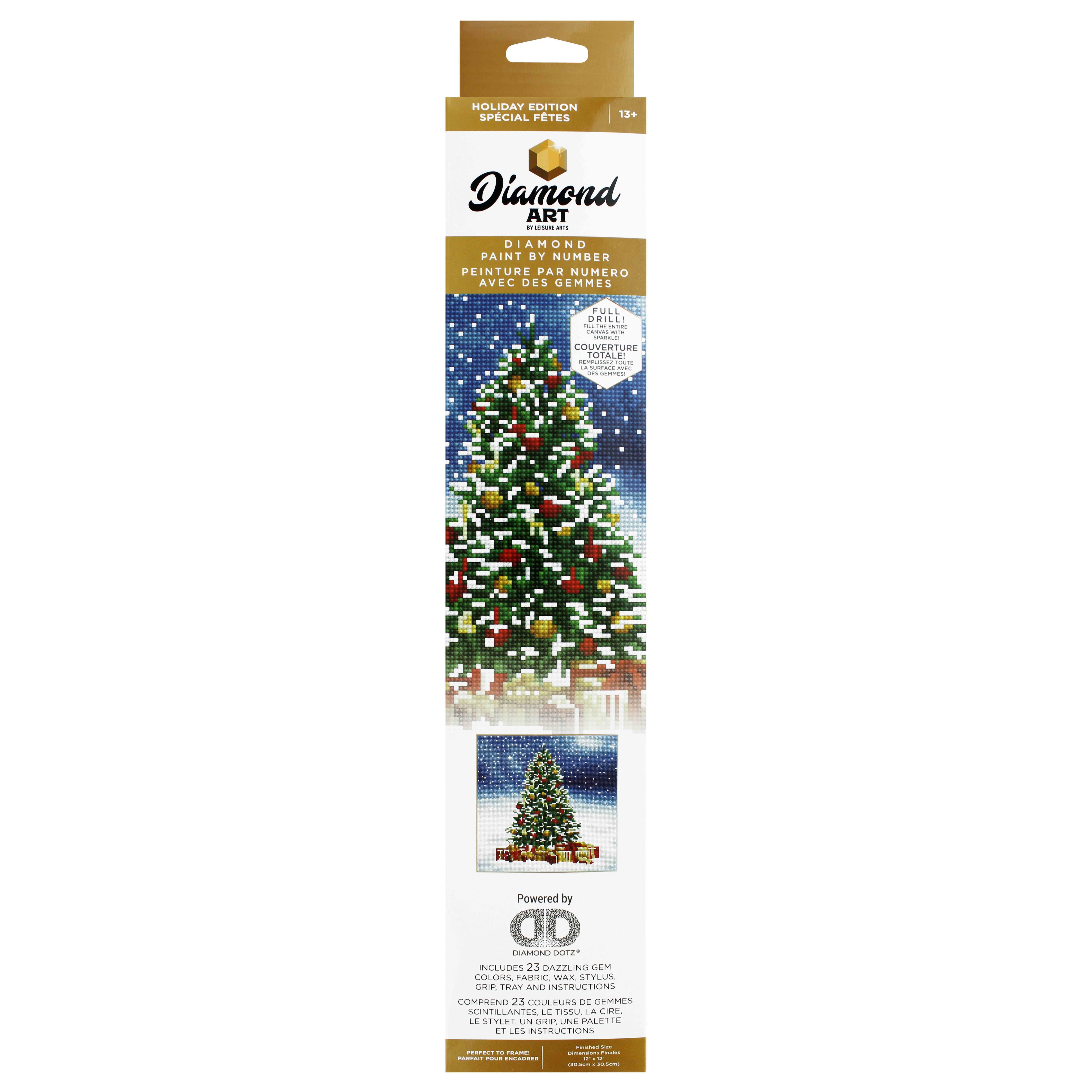 NEW Diamond Dotz Diamond Facet Art Kit Christmas Tree Size:13,4x19,7
