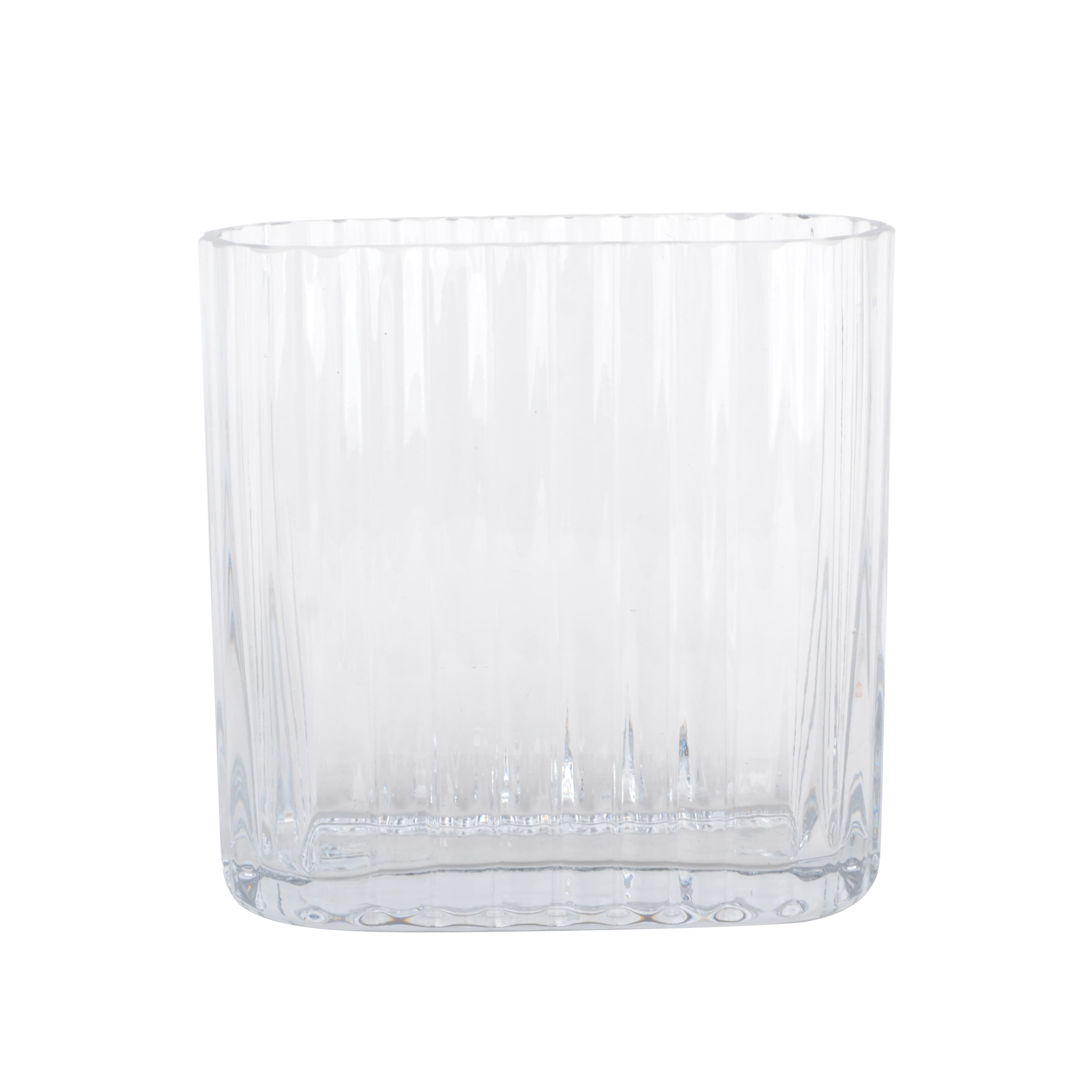 5.5" Fluted Decorative Glass Vase by Celebrate It™