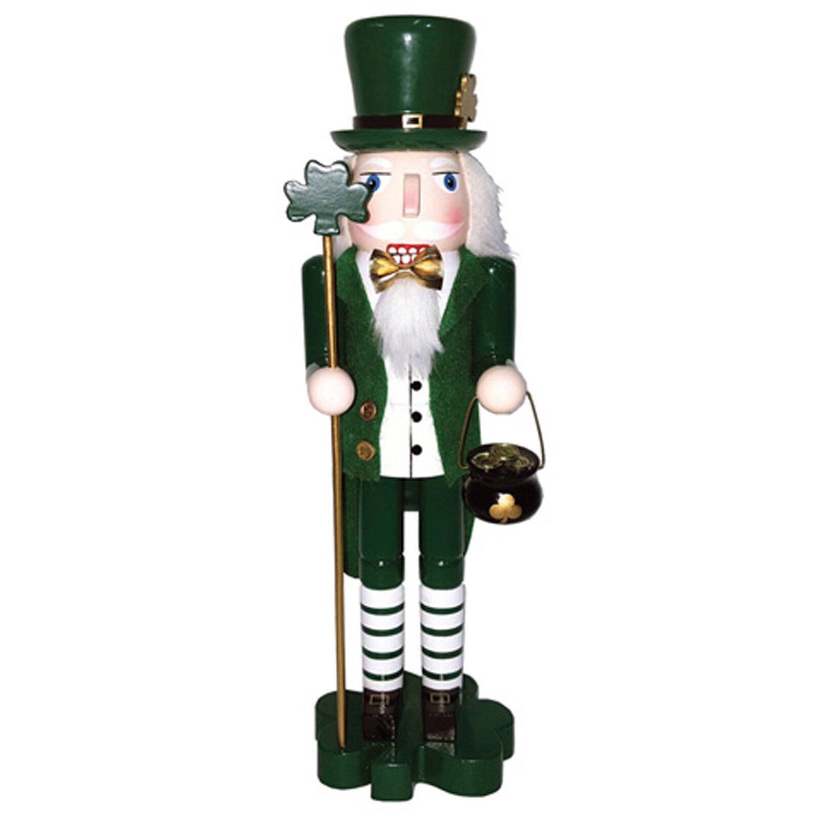 Santa's Workshop 14" Leprechaun Nutcracker