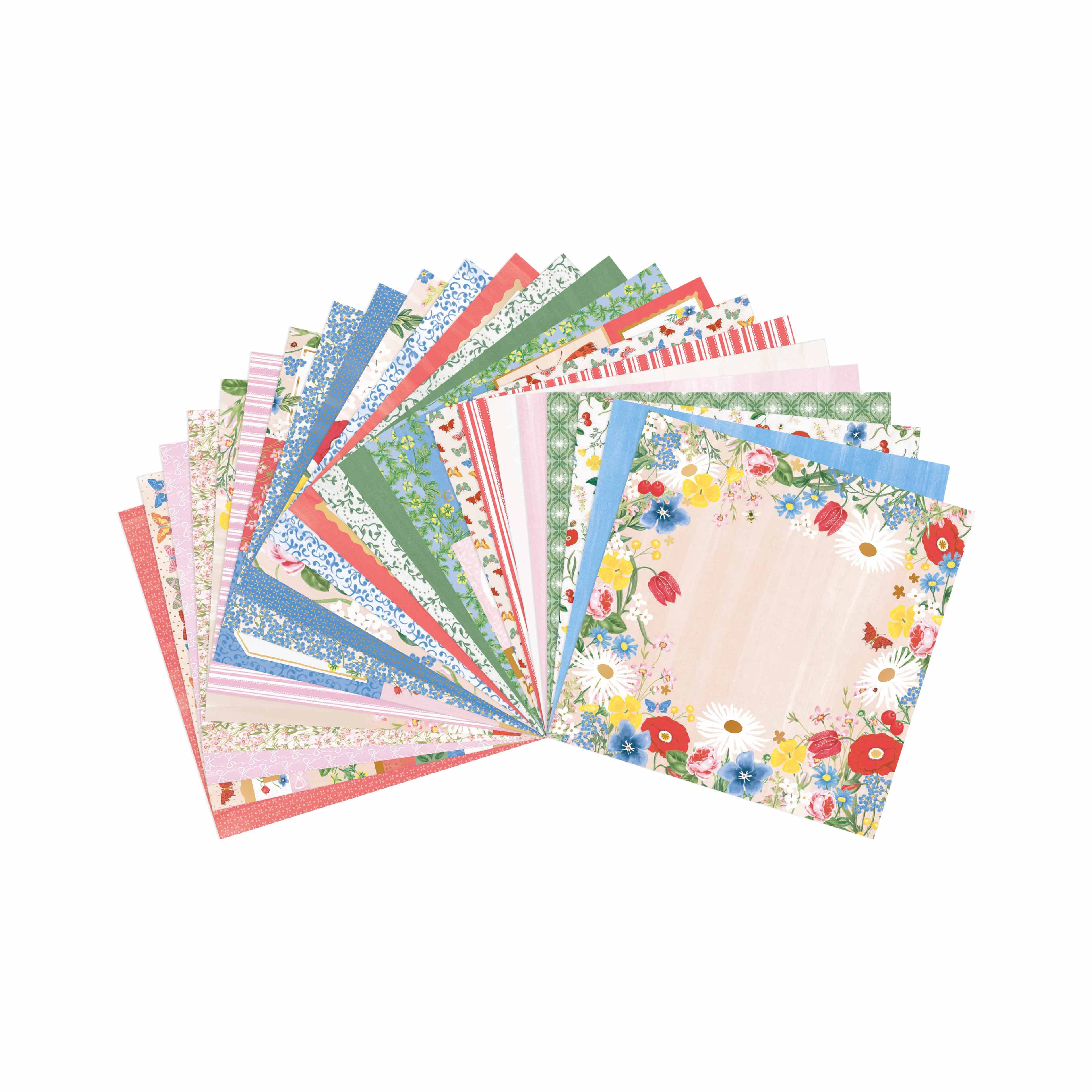 Bloc de papier Breloque de jardin de 30,4&#xA0;cm x 30,4&#xA0;cm de Craft Smith, 48&#xA0;feuilles