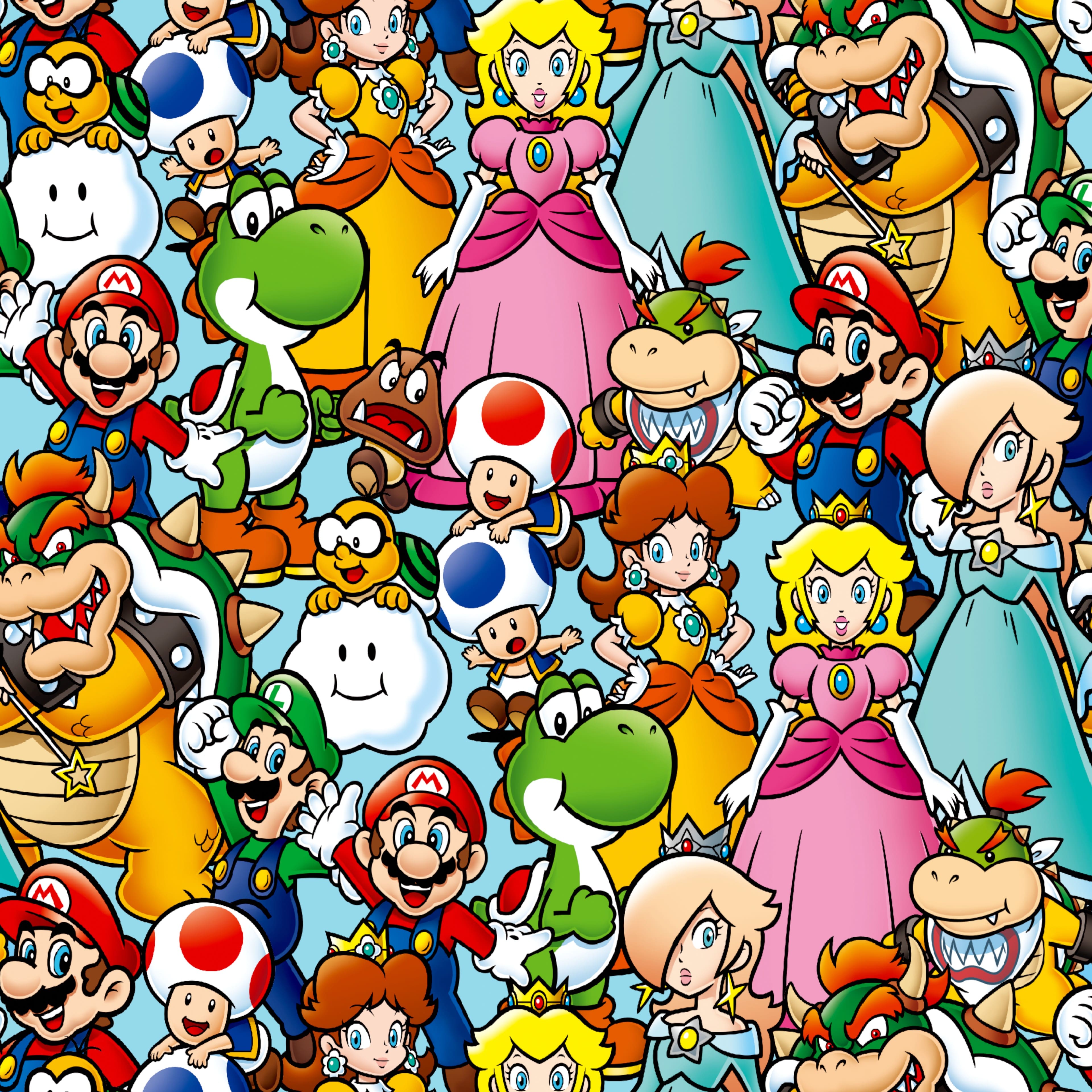 Nintendo® Packed Cotton Fabric
