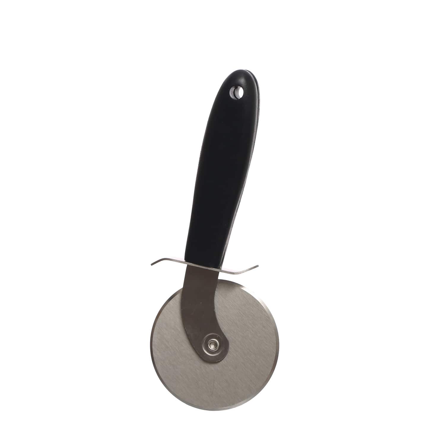 8&#x22; Stainless Steel Pizza Cutter with Walnut Handle