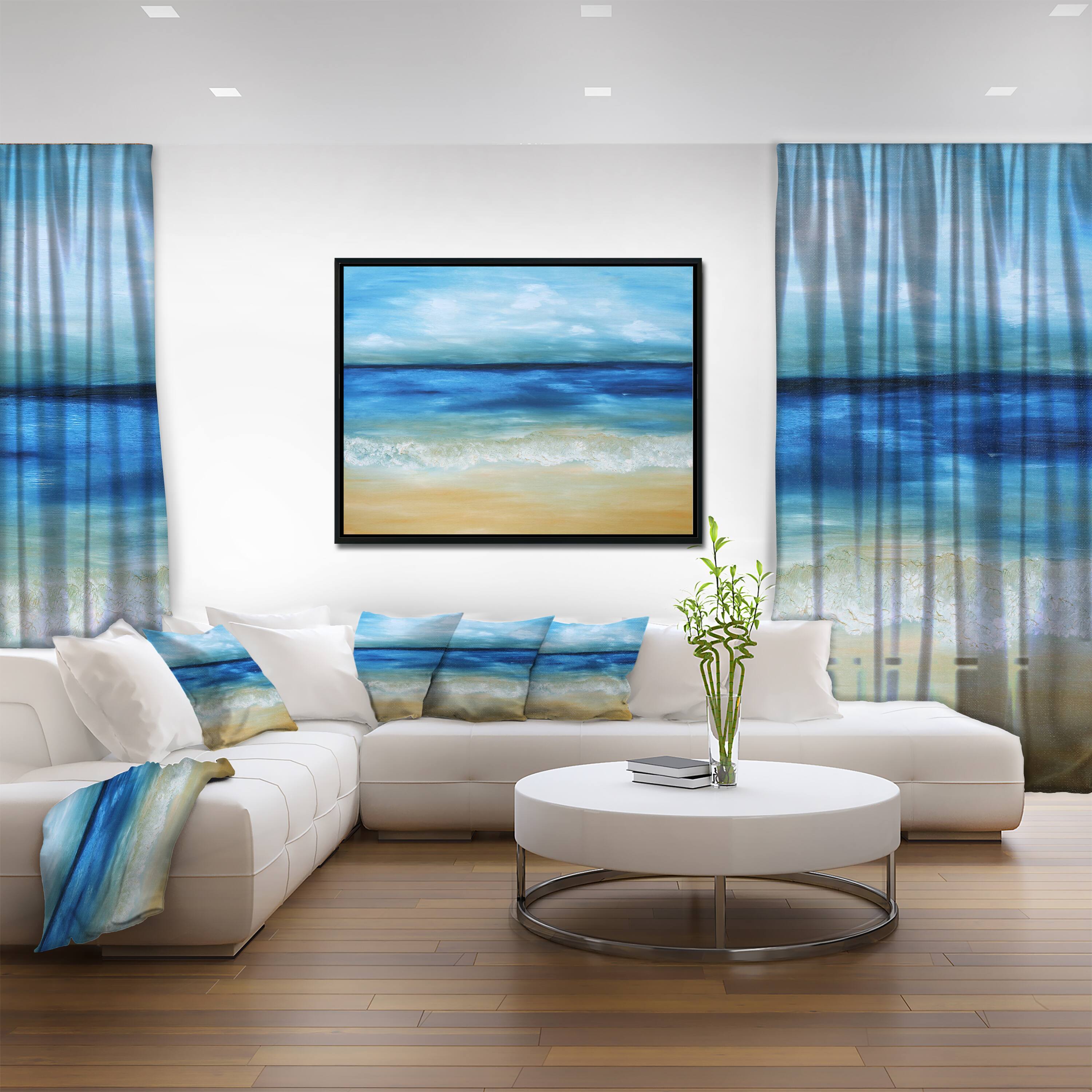 Designart - Warm Tropical Sea and Beach