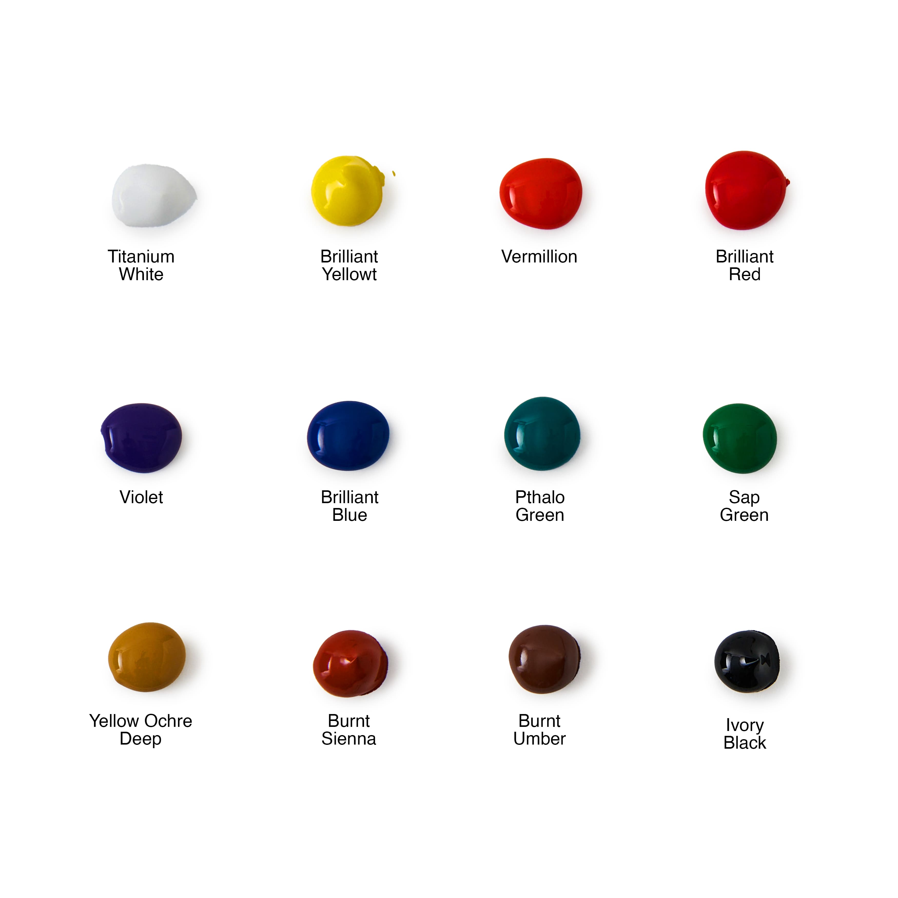 Ensemble complet de peintures acryliques, niveau 1 d’Artist’s Loft