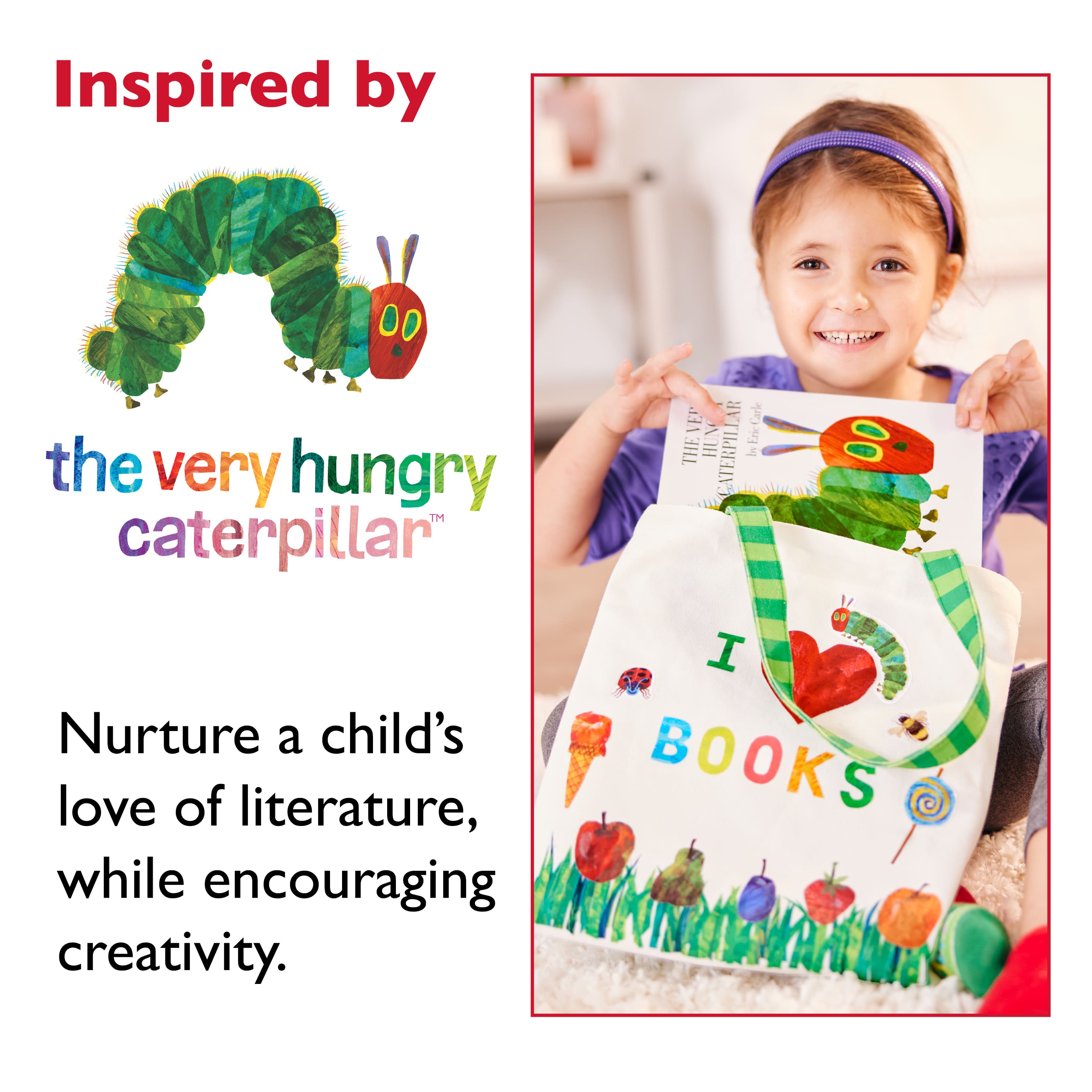 Creativity for Kids&#xAE; The Very Hungry Caterpillar My Book Tote