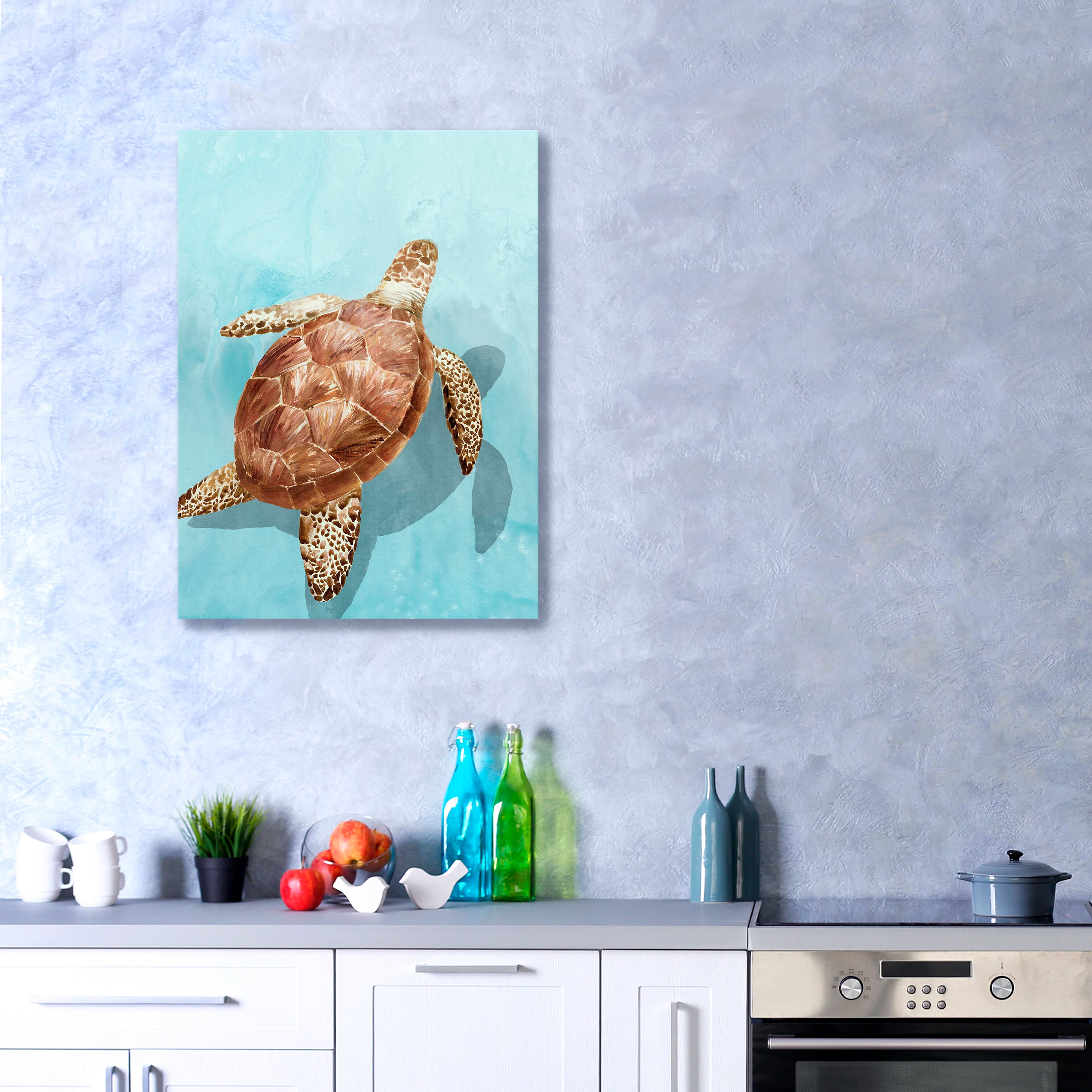 Lumaprints Ocean Deep Turtle I Canvas Giclée