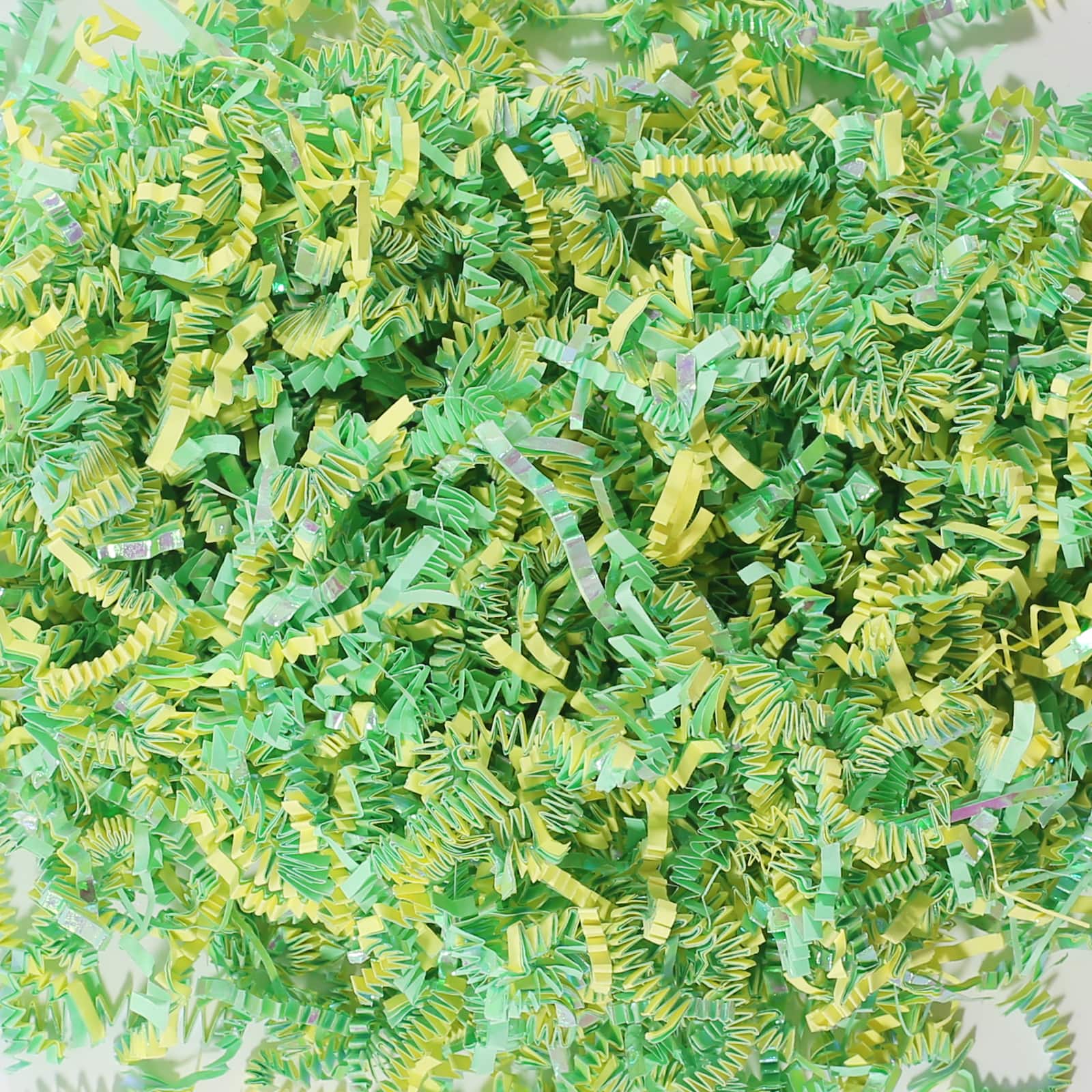 Mint Green &#x26; Yellow Paper Shreds by Celebrate It&#x2122; 