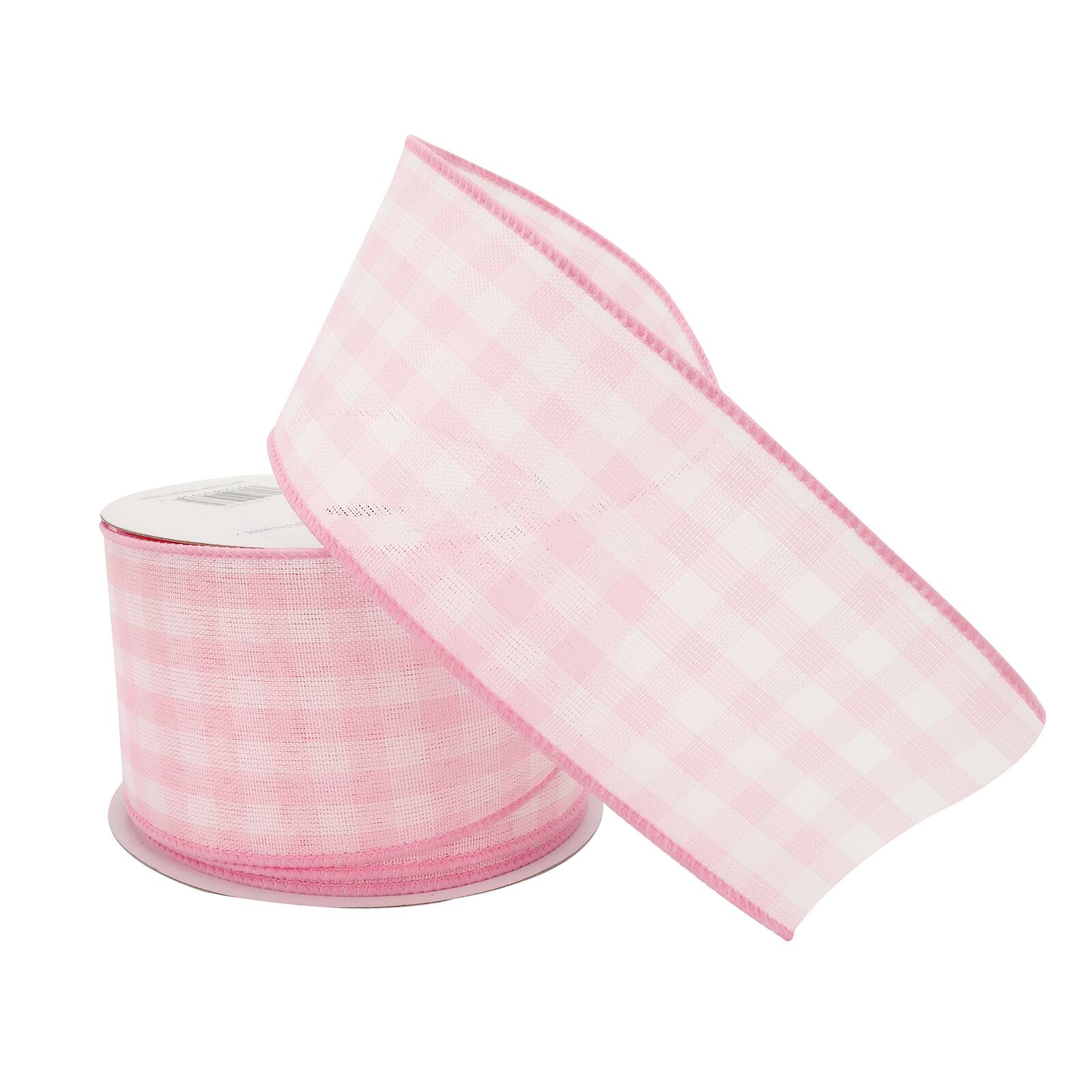 12 Pack: 2.5" x 8.3yd. Gingham Wired Ribbon by Celebrate It™
