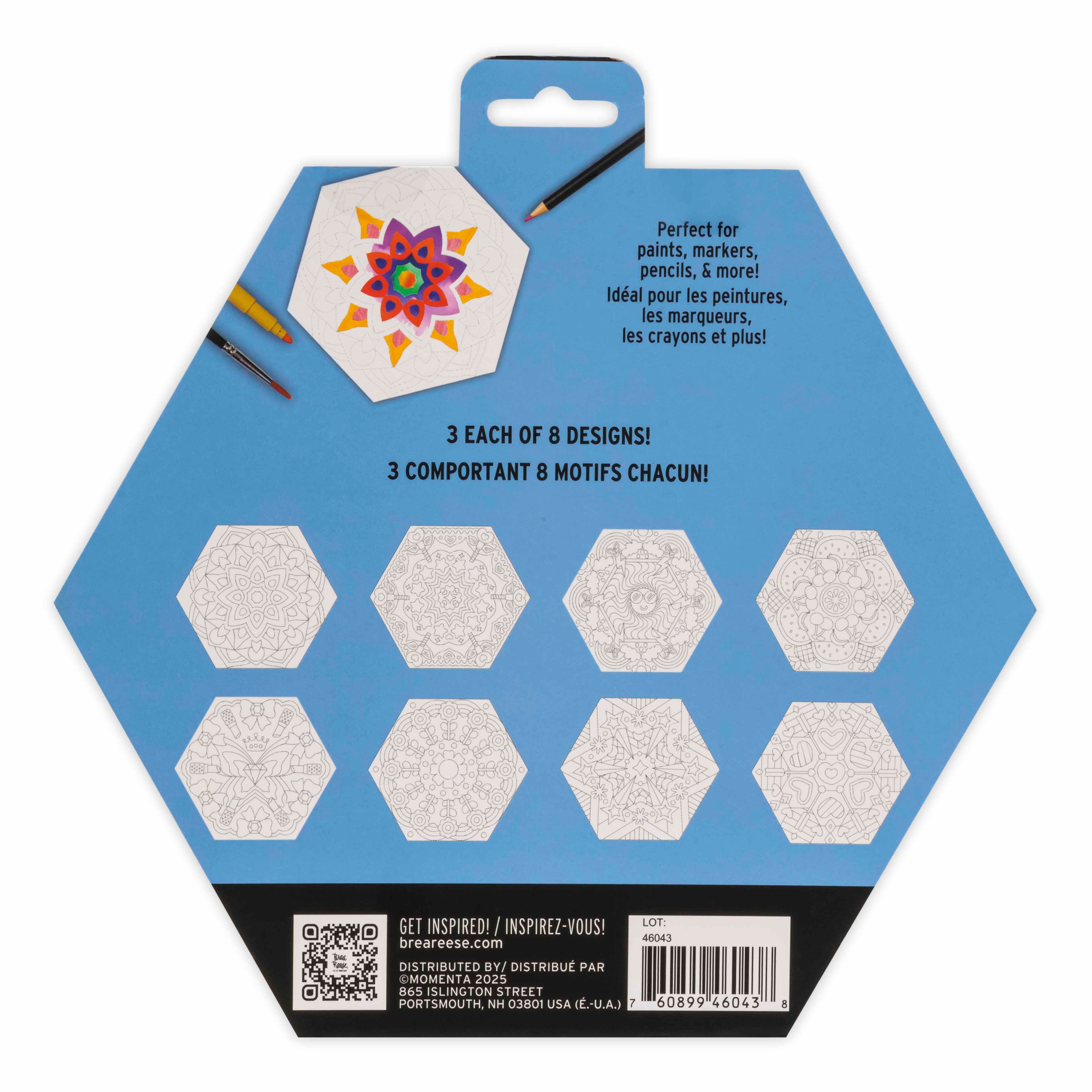 VIVID by Brea Reese&#xAE; Mandala Mixed Media Coloring Pad