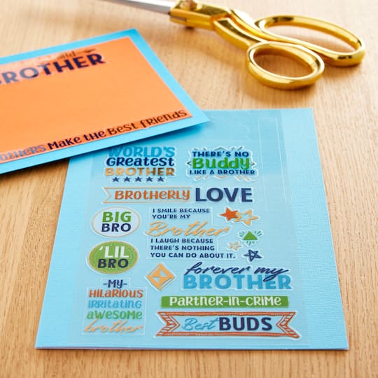 12 Pack: Brother Stickers by Recollections™ | Michaels