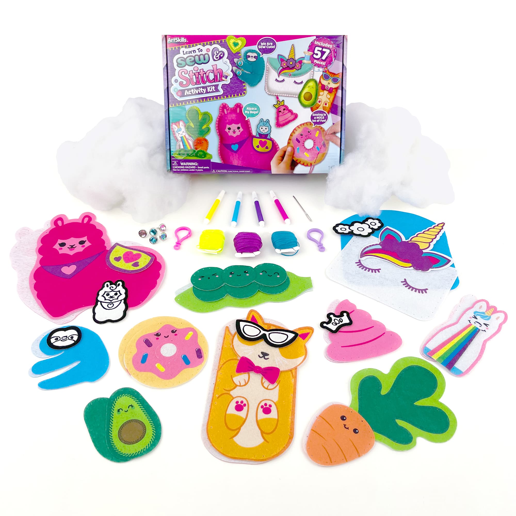 ArtSkills&#xAE; Sew &#x26; Stitch Sewing Kit for Kids