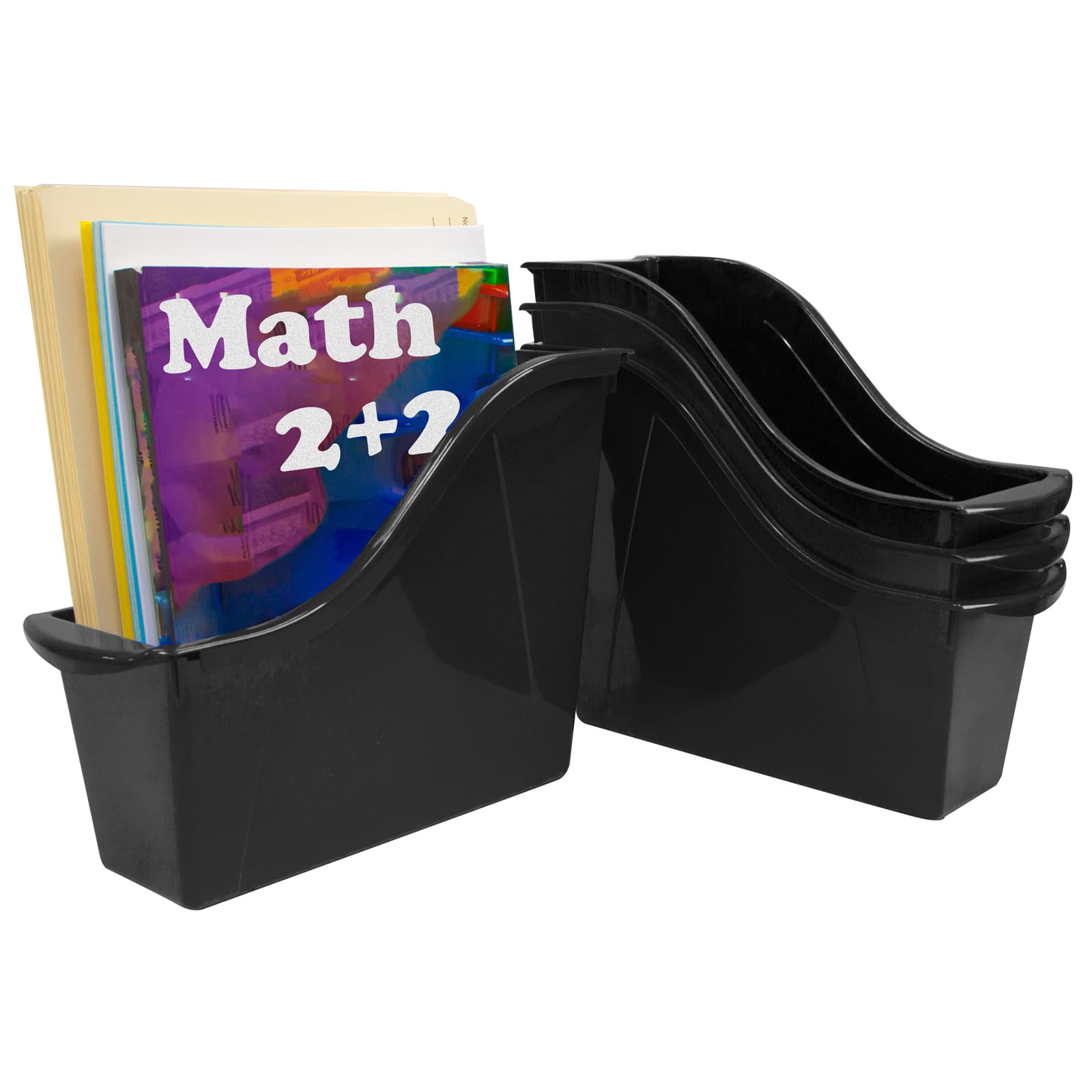 Storex Small Book Bin, 6ct.