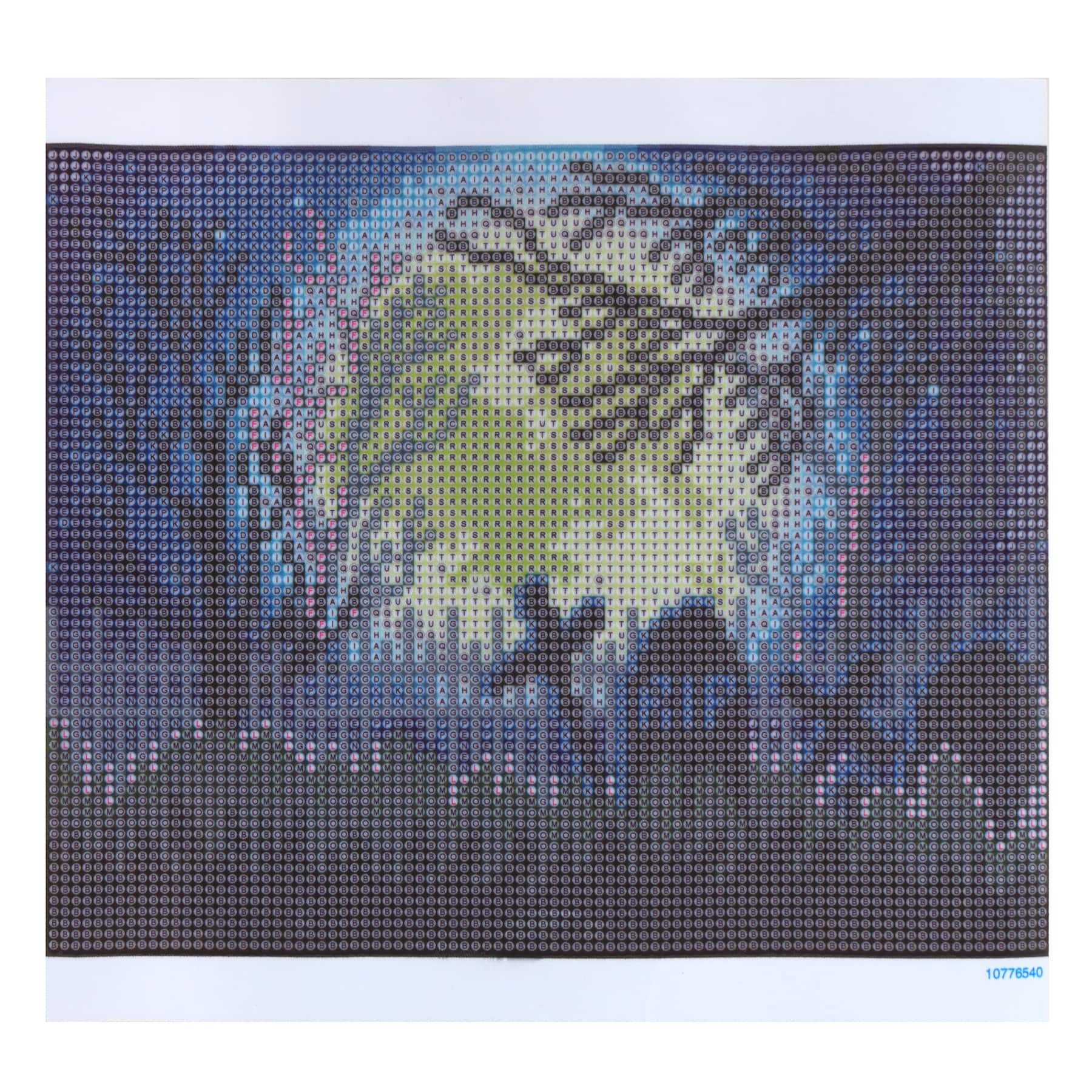 8" x 10" Graveyard Glow-in-the-Dark Diamond Art Kit with Magnetic Frame by Make Market®